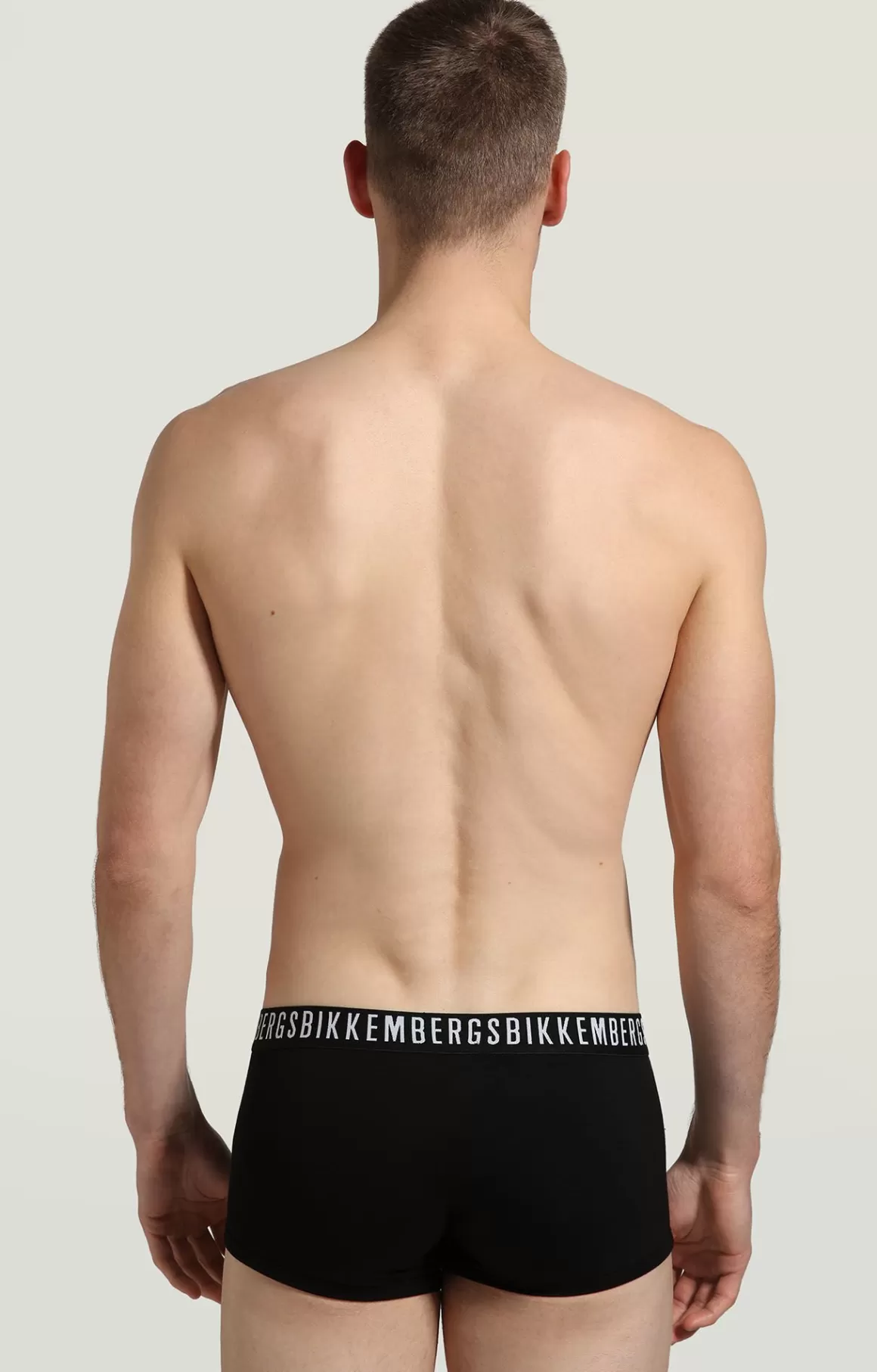 Boxers^Bikkembergs 2-pack Men's Boxers In Stretch Cotton black