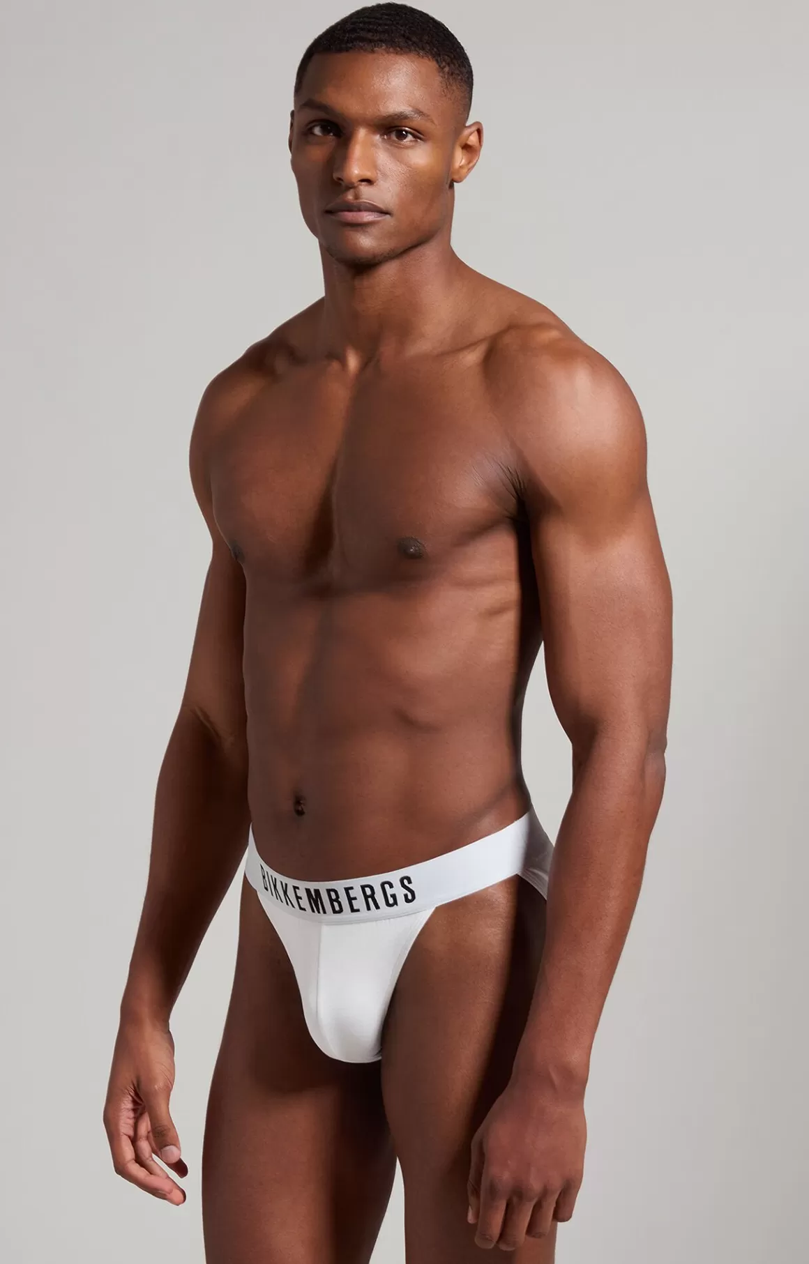 Slips^Bikkembergs 2-pack Men's Briefs Elasticized Waist white