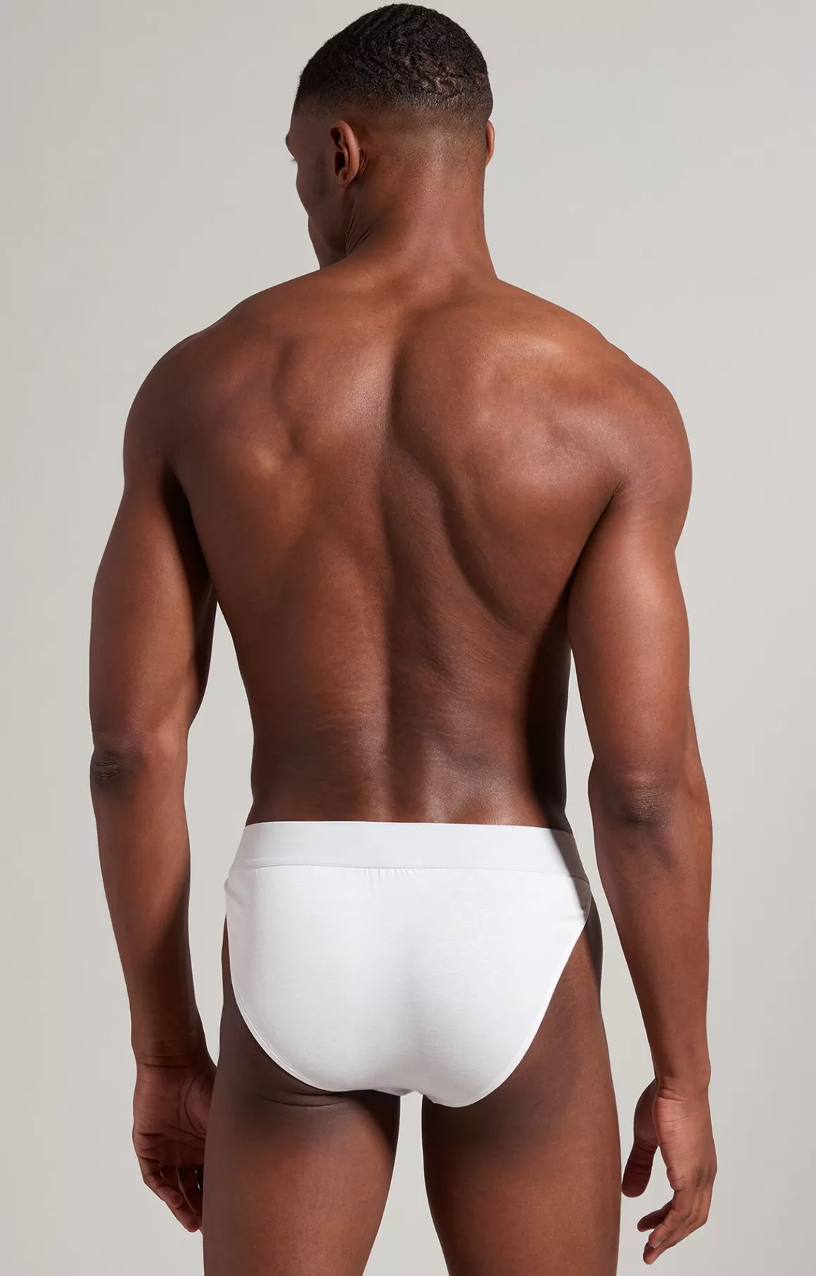 Slips^Bikkembergs 2-pack Men's Briefs Elasticized Waist white