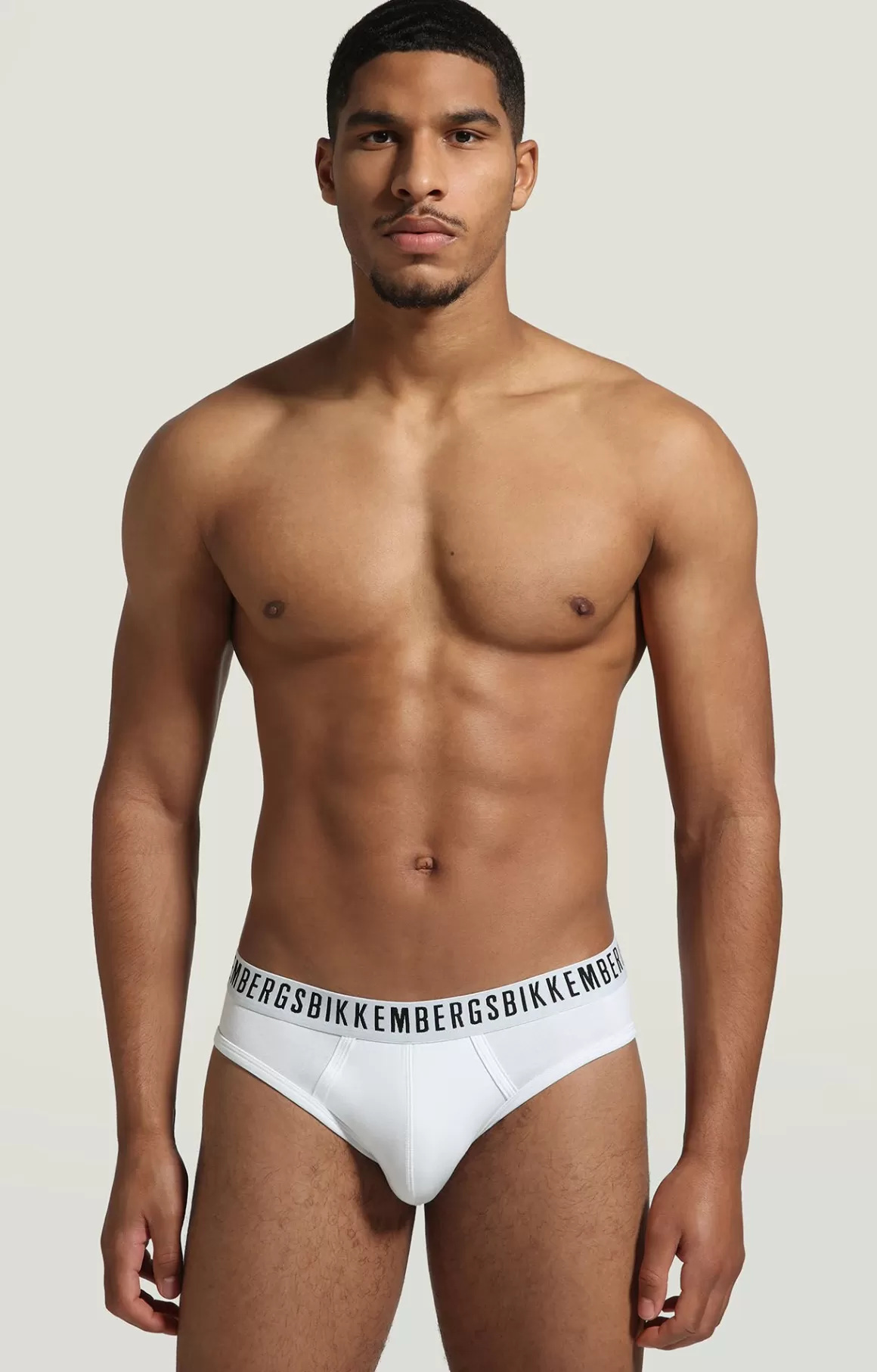 Slips^Bikkembergs 2-pack Men's Briefs In Stretch Cotton white