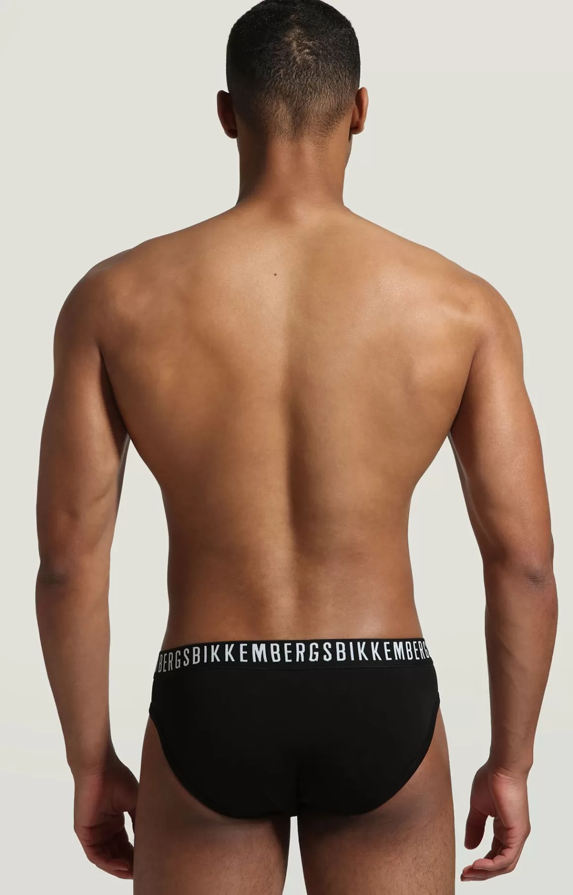 Slips^Bikkembergs 2-pack Men's Briefs In Stretch Cotton black