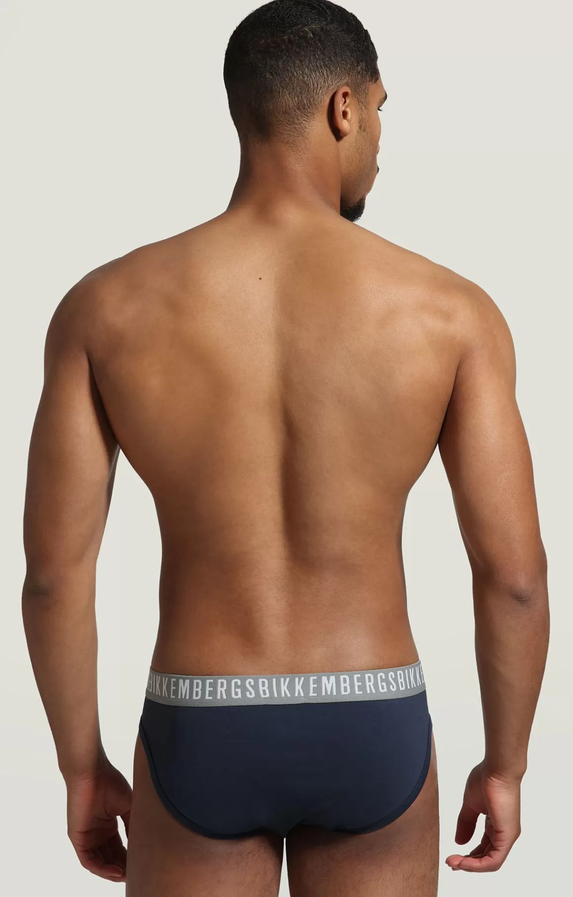 Slips^Bikkembergs 2-pack Men's Briefs In Stretch Cotton navy