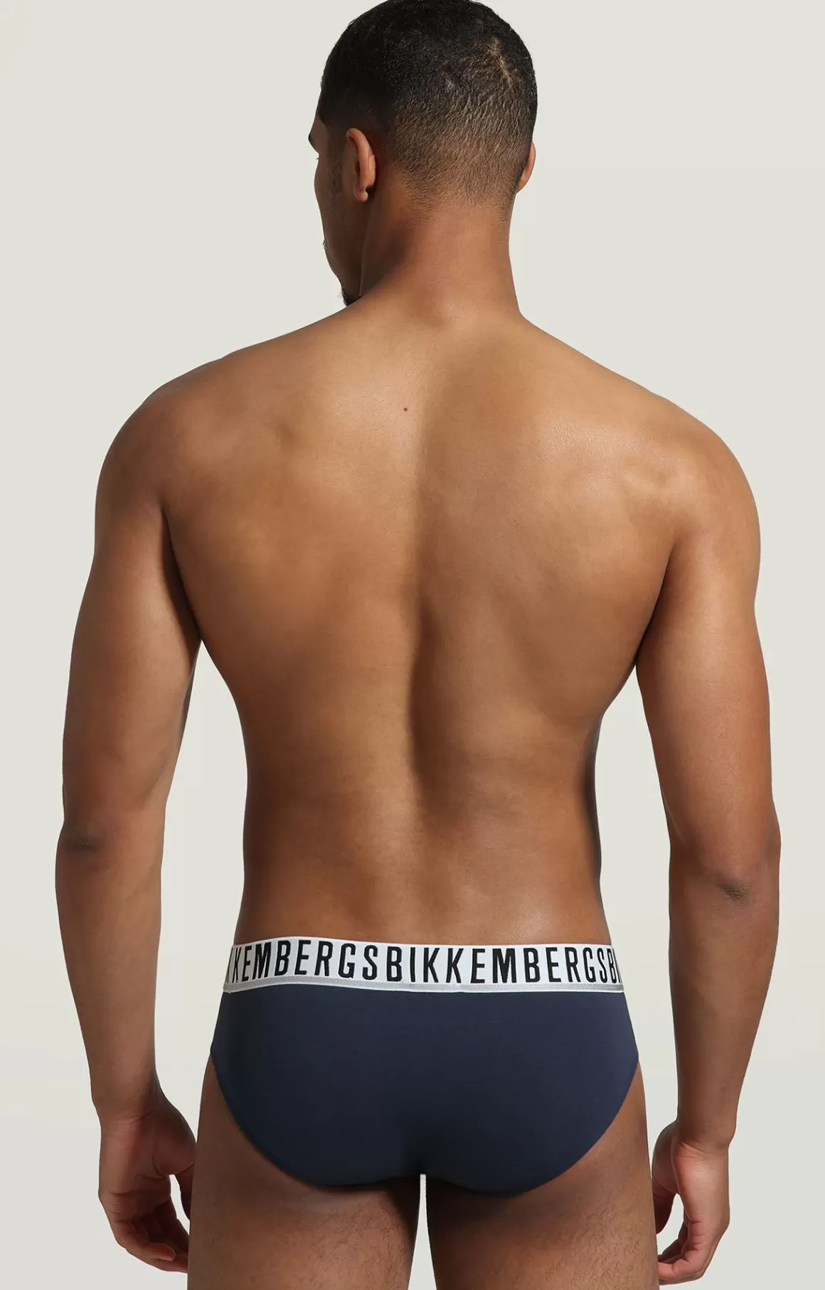 Slips^Bikkembergs 2-pack Men's Briefs In Stretch Cotton navy