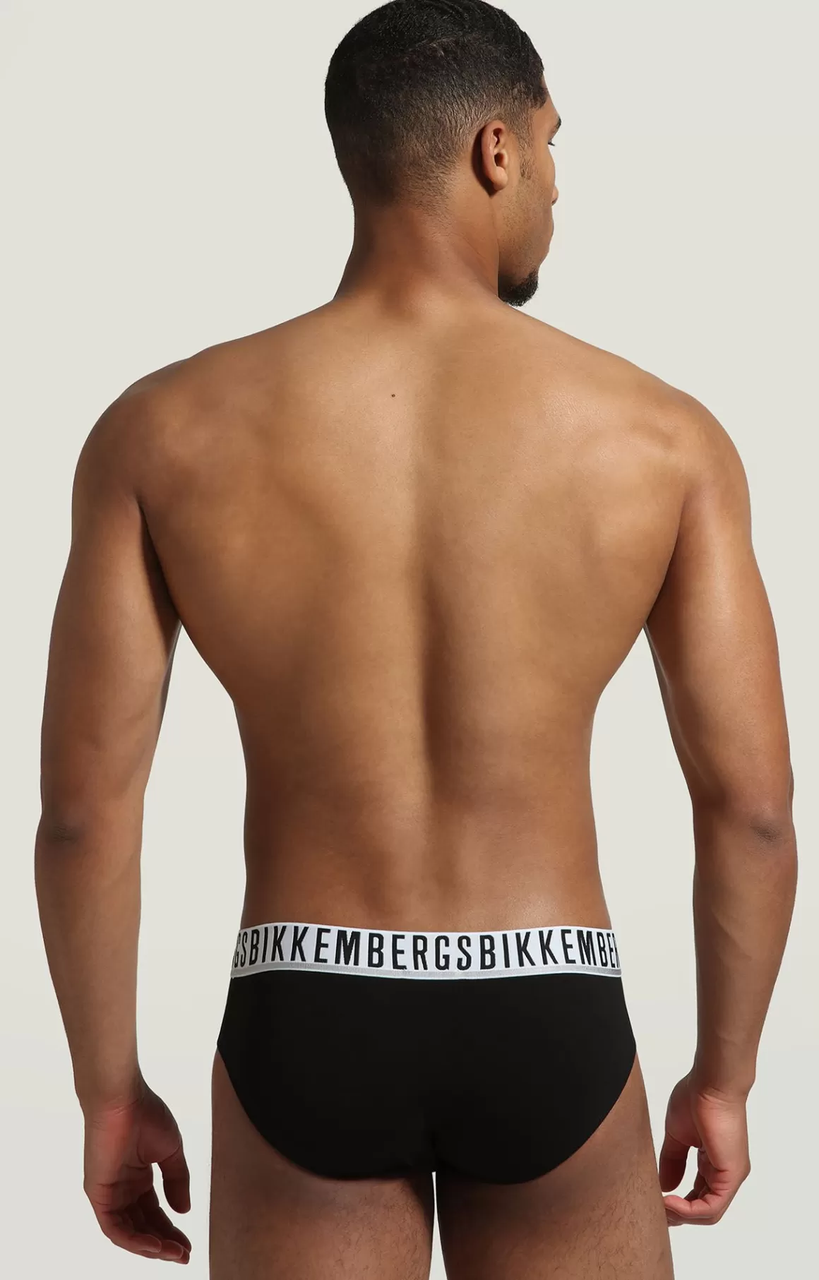 Slips^Bikkembergs 2-pack Men's Briefs In Stretch Cotton black