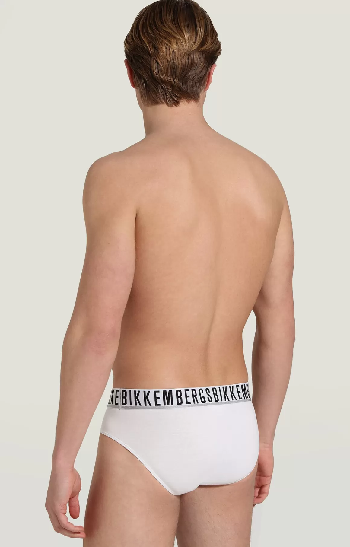 Slips^Bikkembergs 2-pack Men's Briefs In Stretch Cotton white