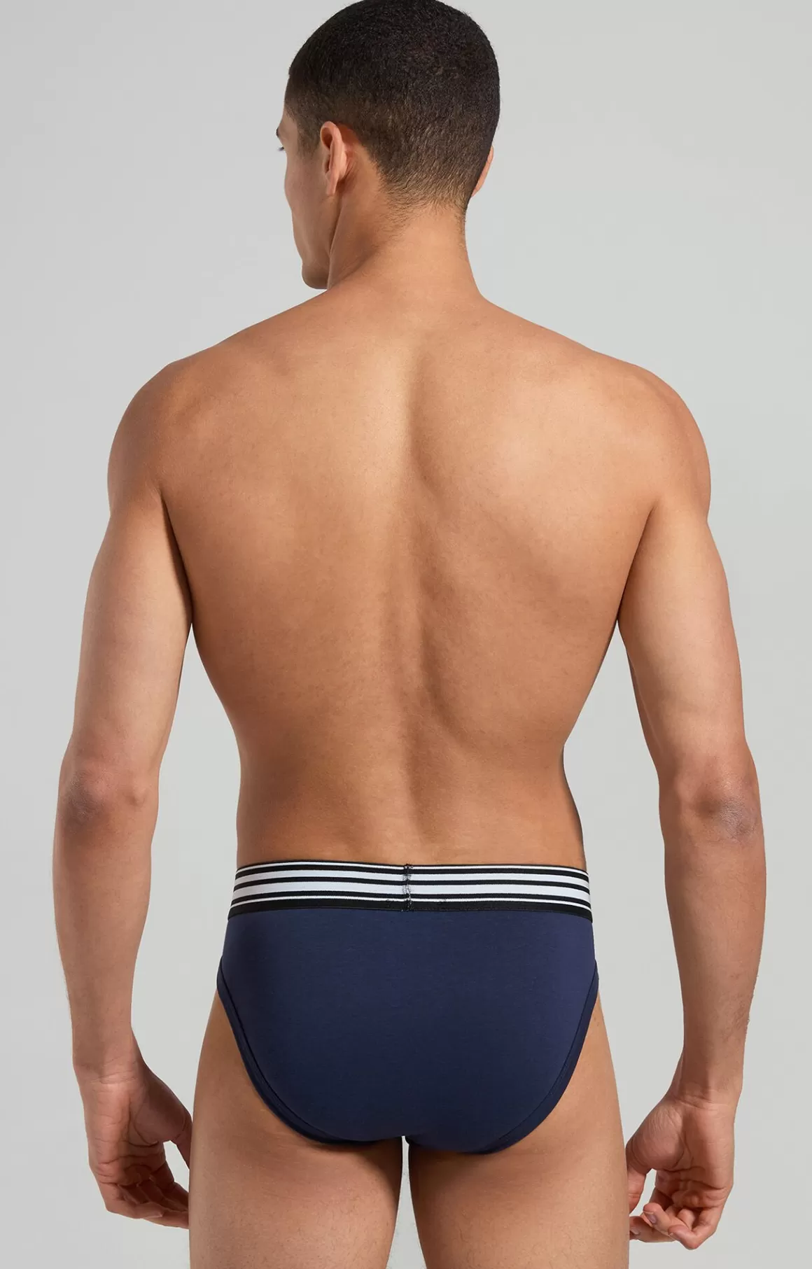 Slips^Bikkembergs 2-pack Men's Briefs With Striped Details navy