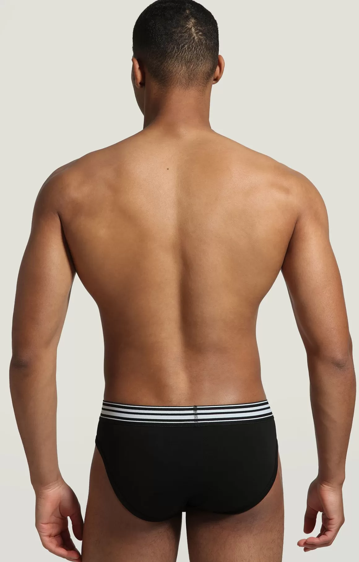 Slips^Bikkembergs 2-pack Men's Briefs With Stripes black