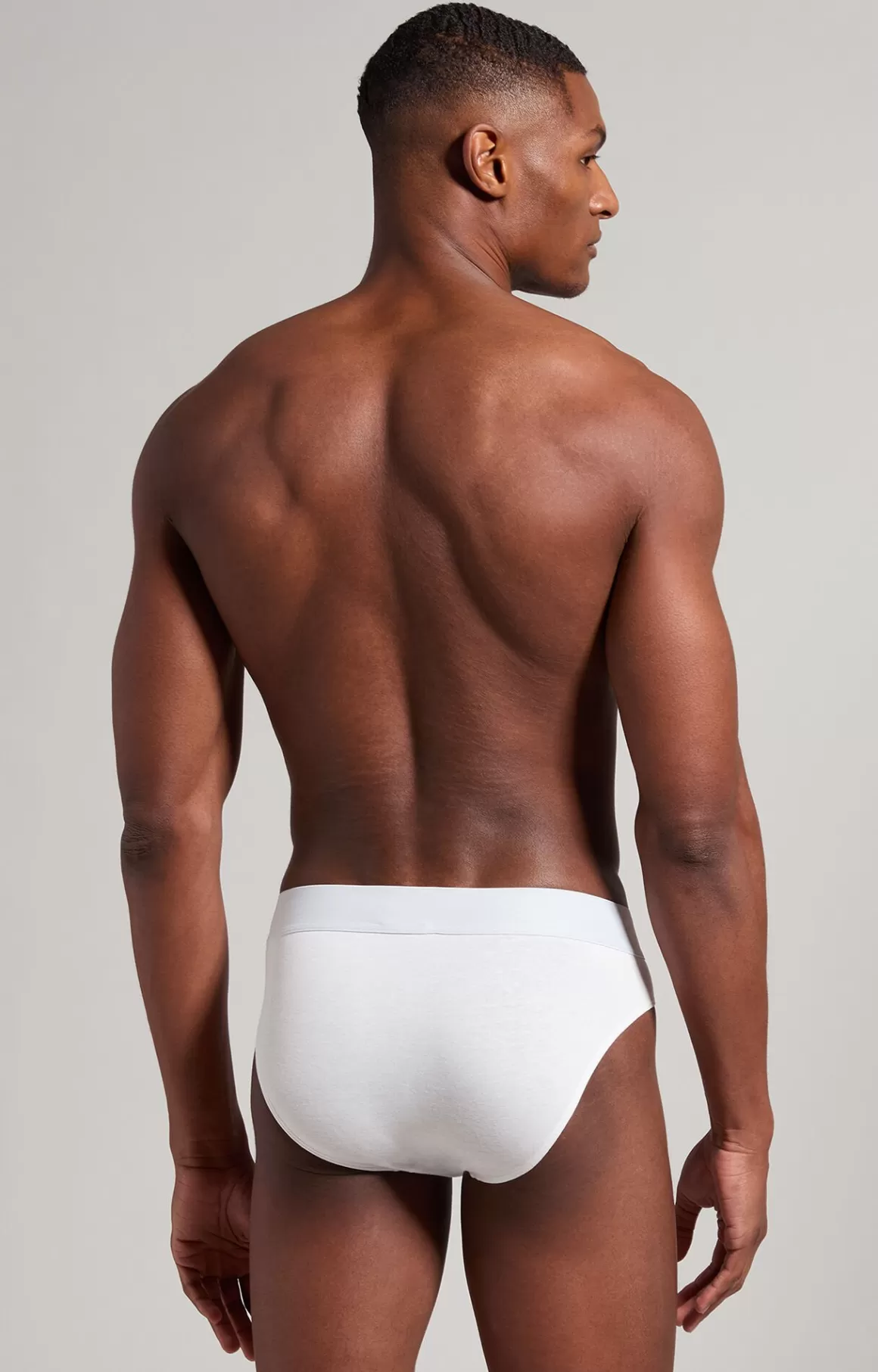 Slips^Bikkembergs 2-pack Men's High-waisted Men's Briefs white