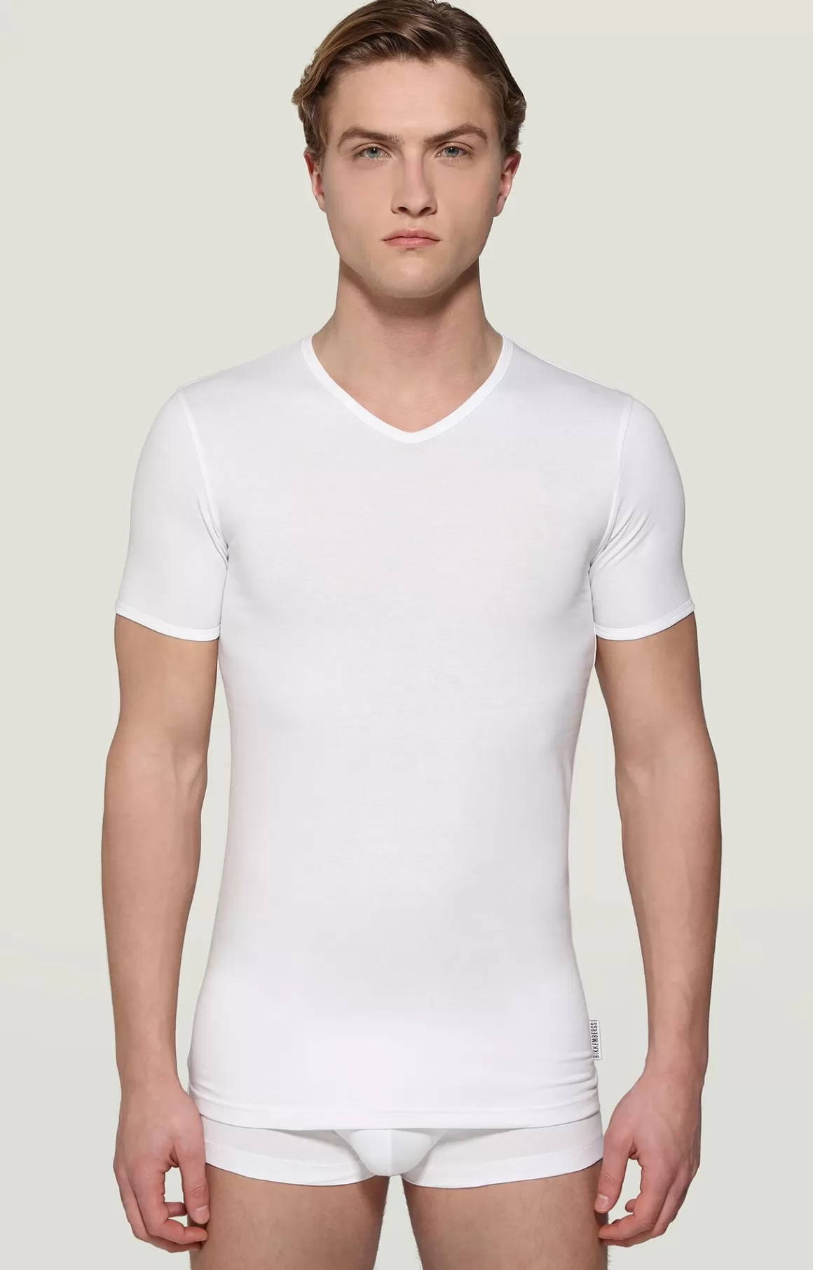 Undershirts^Bikkembergs 2-pack Men's V-neck Undershirt white