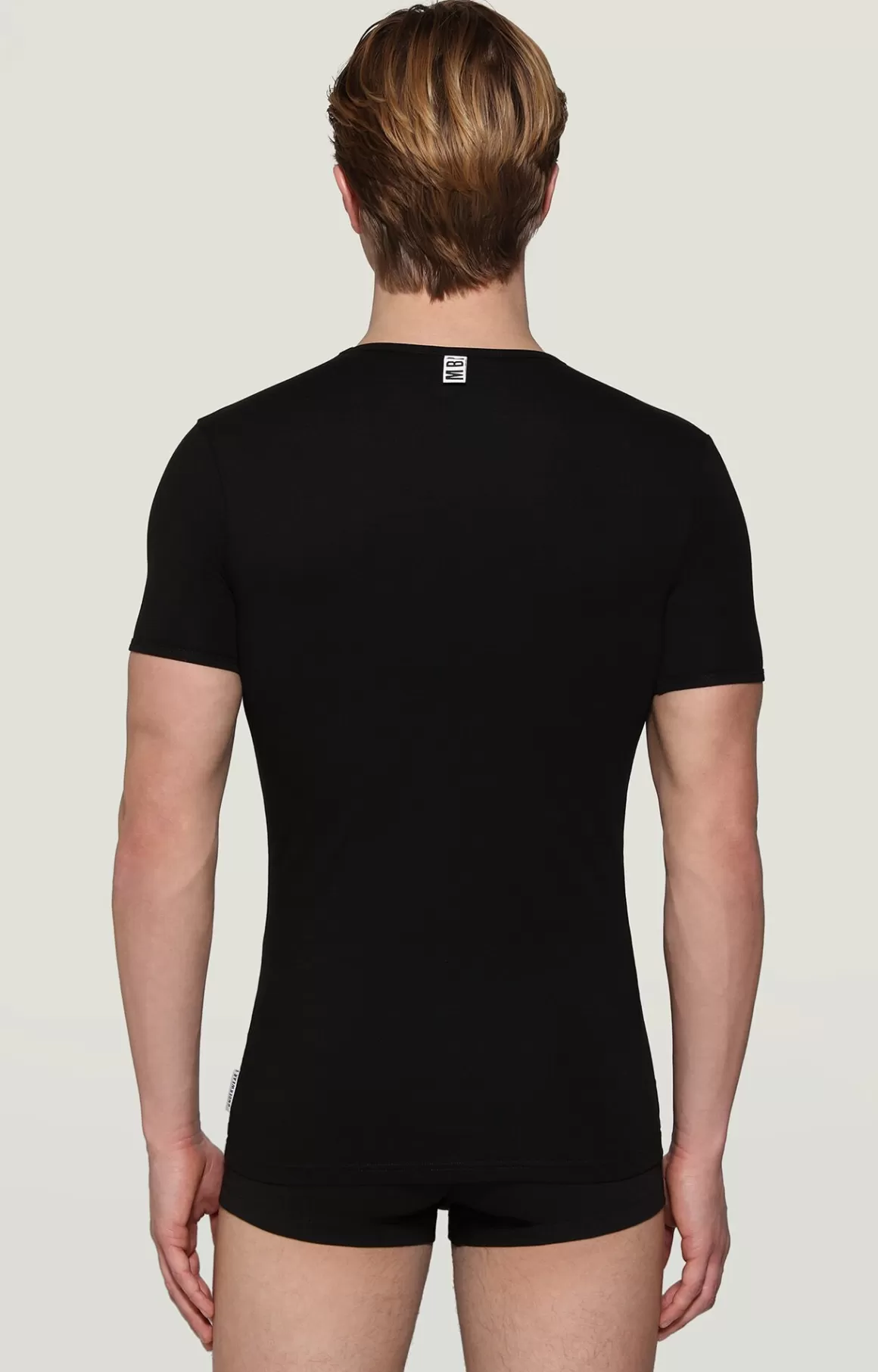 Undershirts^Bikkembergs 2-pack Men's V-neck Undershirt black