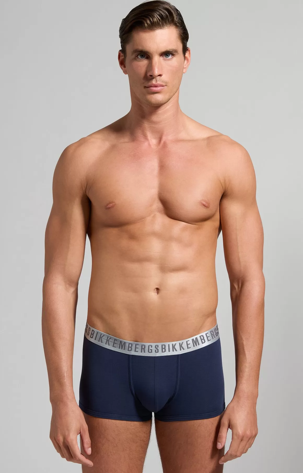 Boxers^Bikkembergs 2-pack Silver Men's Boxers navy