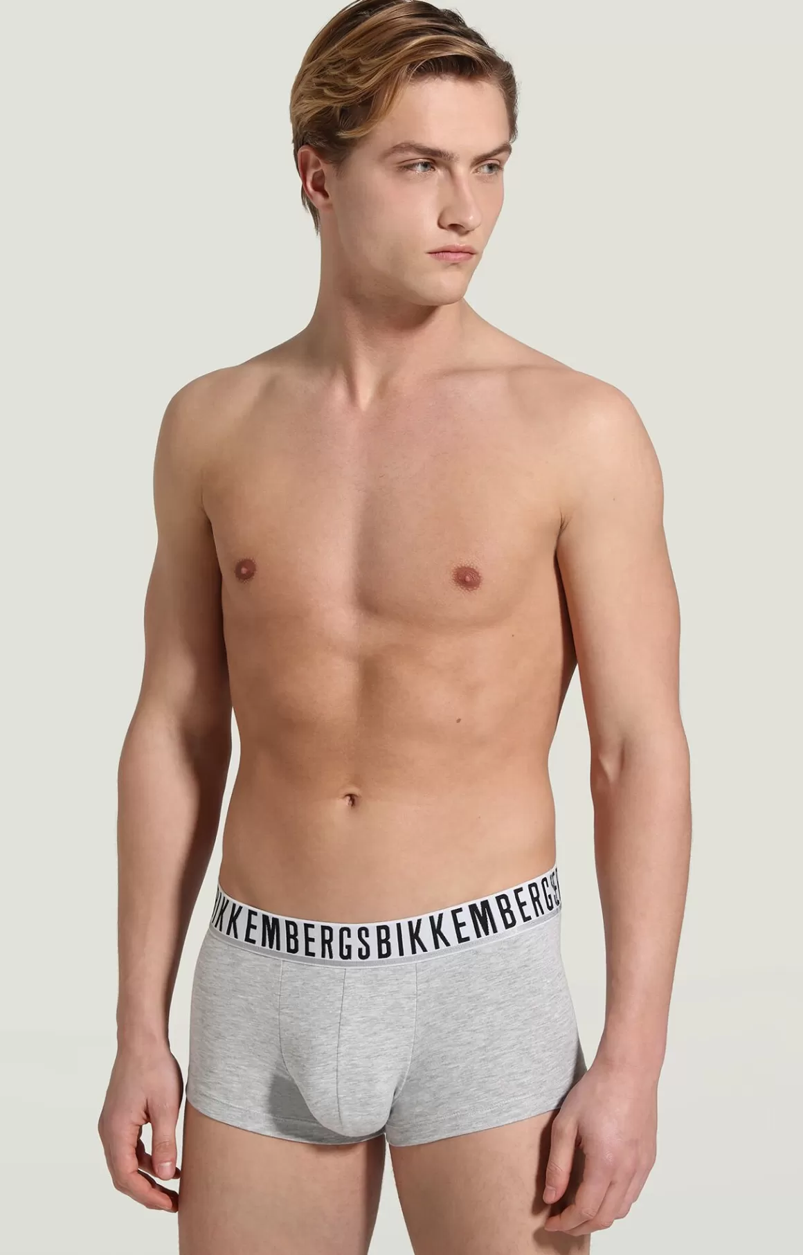 Boxers^Bikkembergs 3-pack Men's Boxer Briefs grey melange