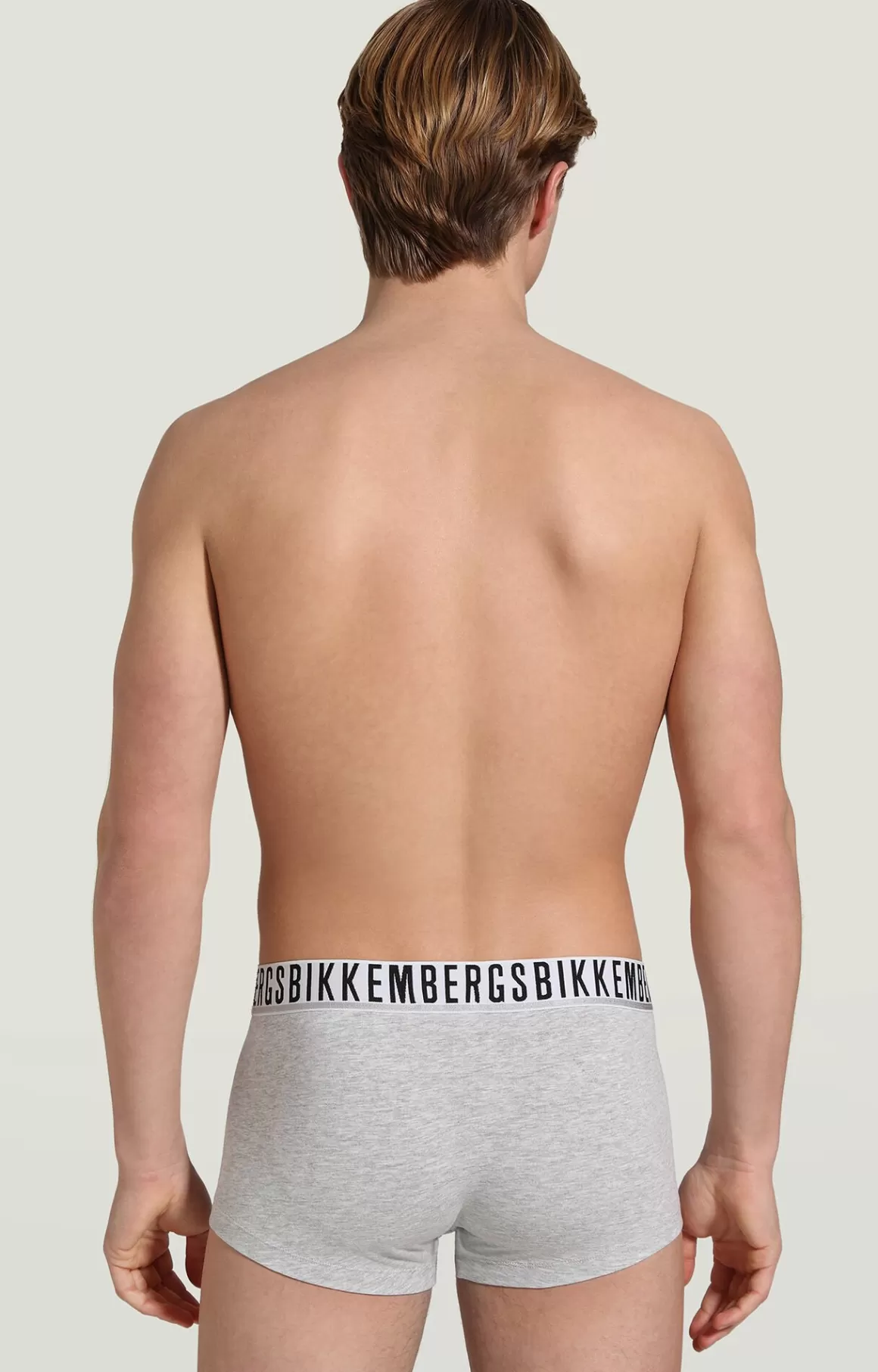 Boxers^Bikkembergs 3-pack Men's Boxer Briefs grey melange