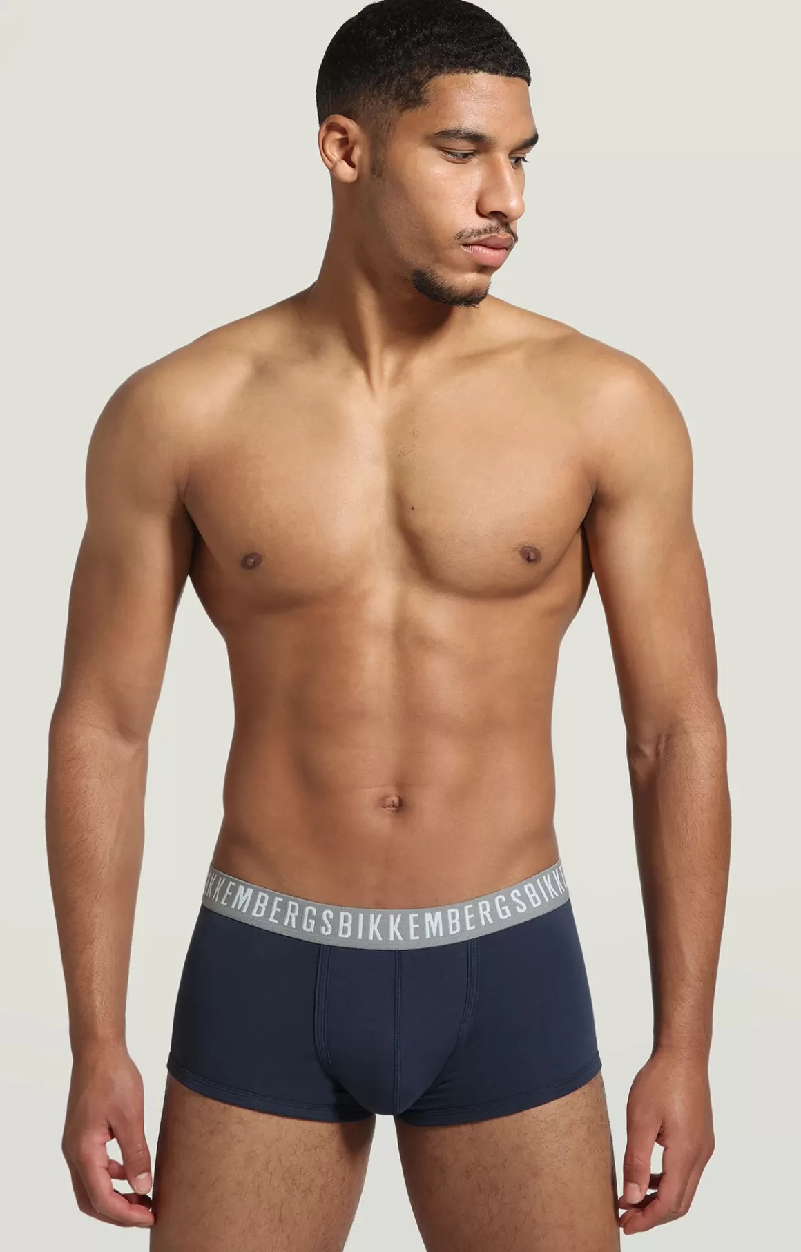 Boxers^Bikkembergs 3-pack Men's Boxers In Stretch Cotton navy