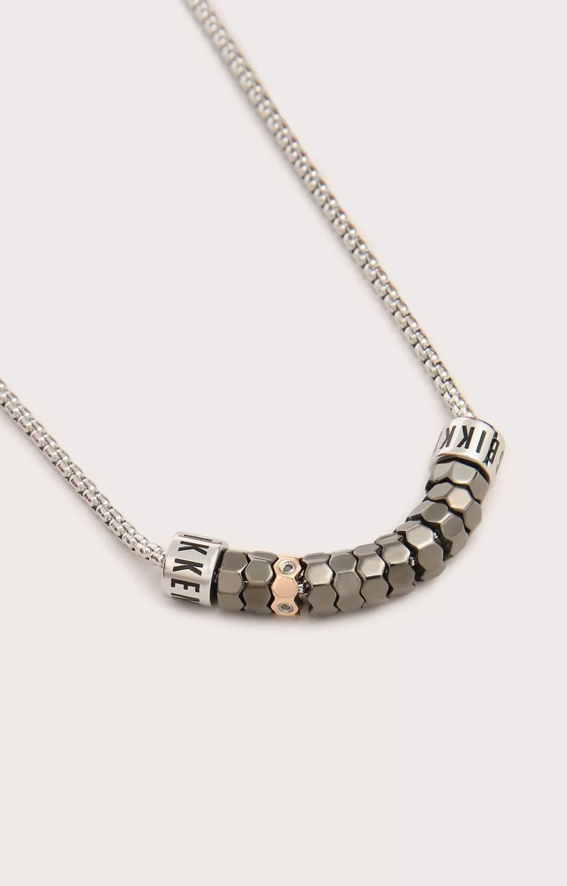 Jewellery^Bikkembergs Steel Necklace With Diamonds 360