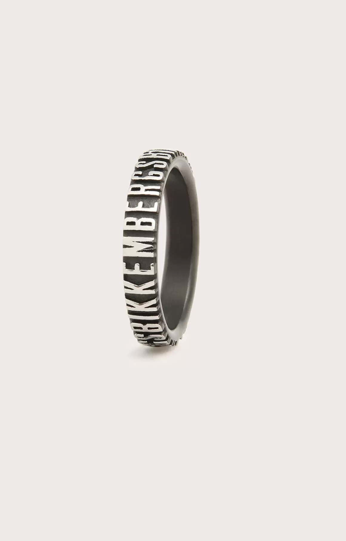 Jewellery^Bikkembergs Unisex Ring With Embossed Lettering 19