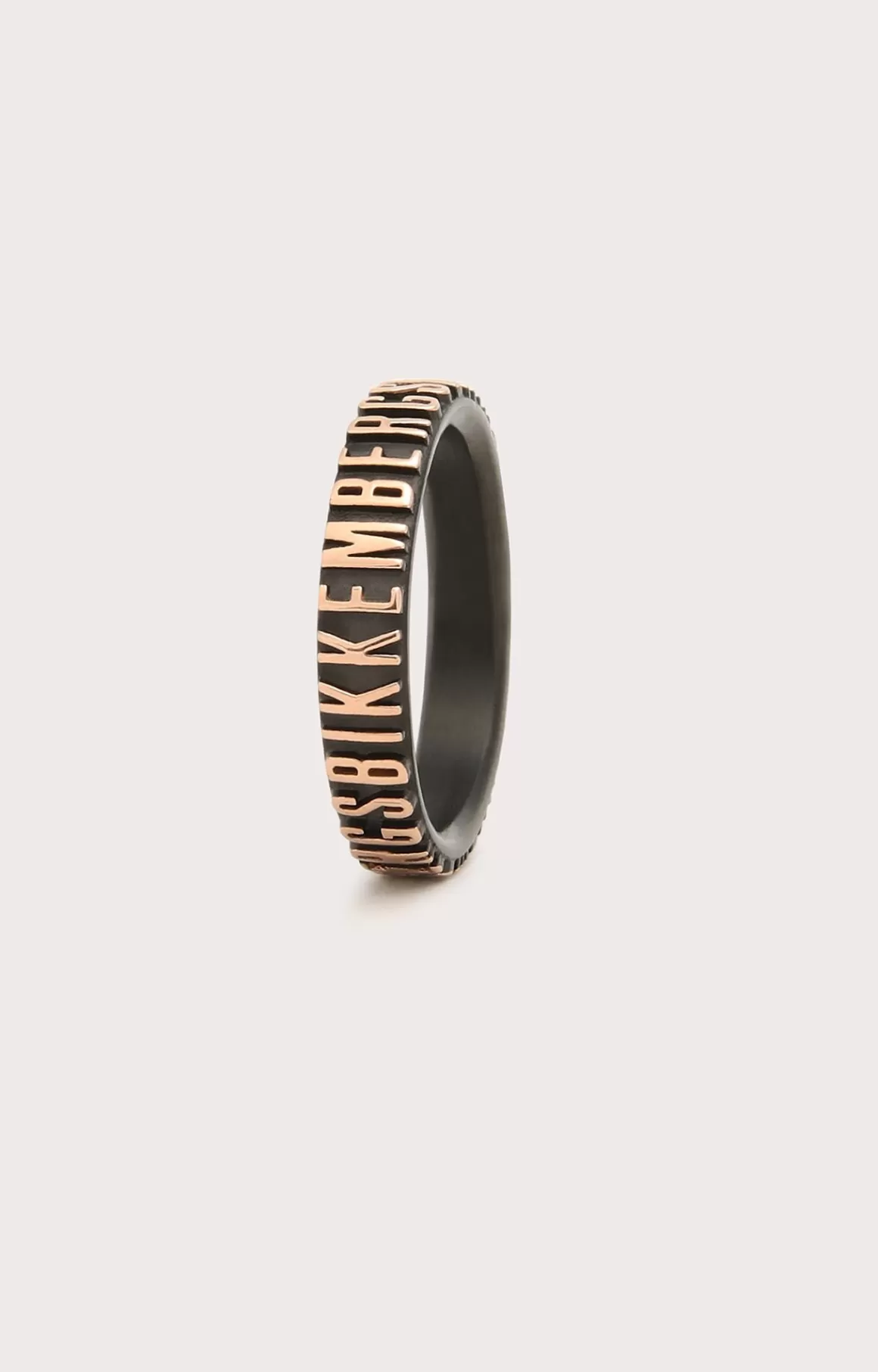 Jewellery^Bikkembergs Unisex Ring With Embossed Lettering 280