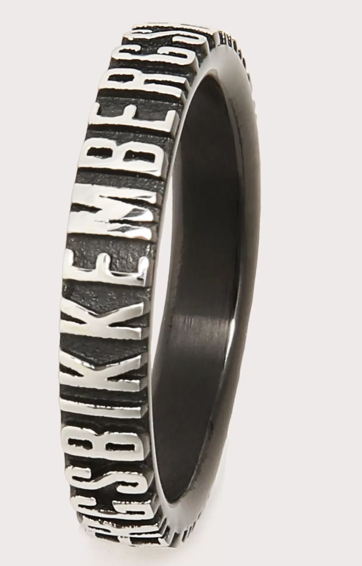 Jewellery^Bikkembergs Unisex Ring With Embossed Lettering 19