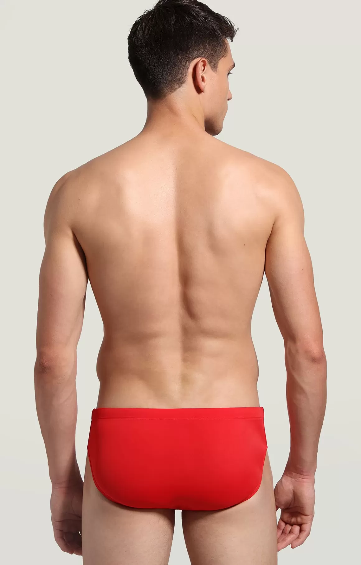 Slips^Bikkembergs Boys' Swim Briefs With Tape red