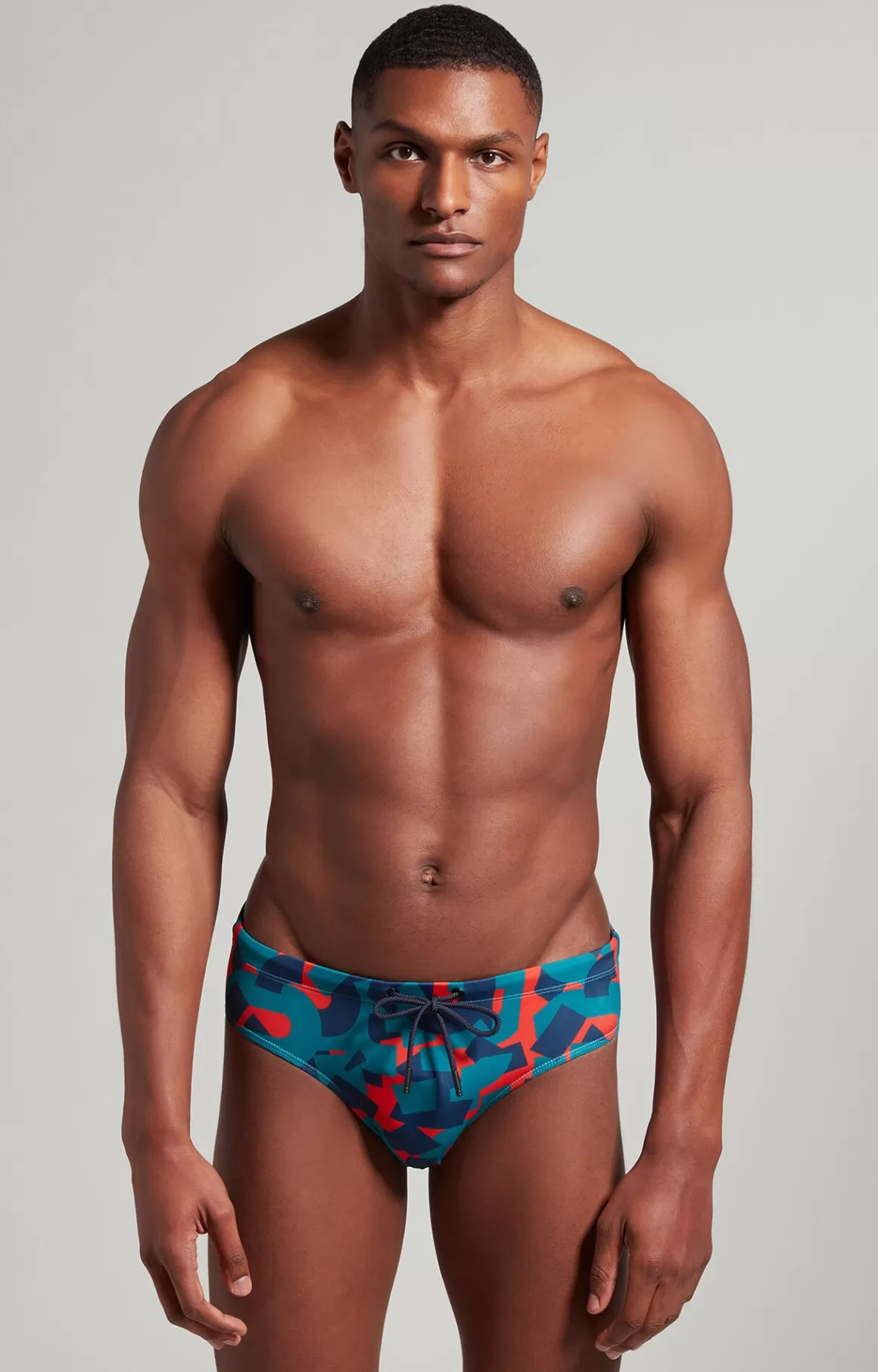 Slips^Bikkembergs Camouflage Men's Swim Briefs orange.com