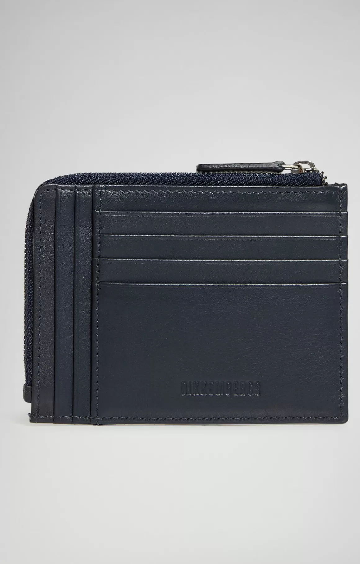 Wallets^Bikkembergs Compact Men's Wallet With Embossed Logo blue