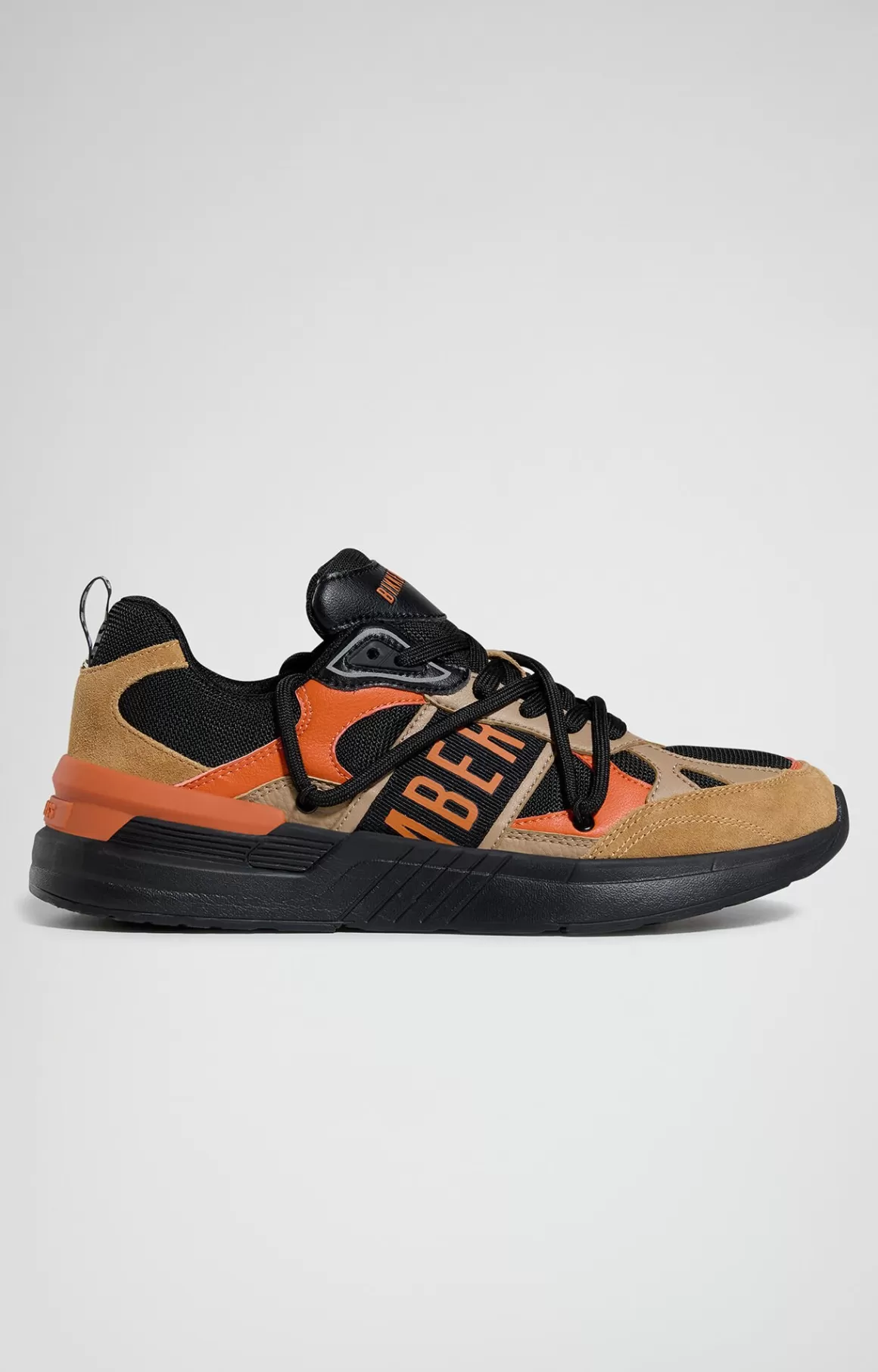 Sneakers^Bikkembergs Dunga Men's Sneakers camel/orange/black