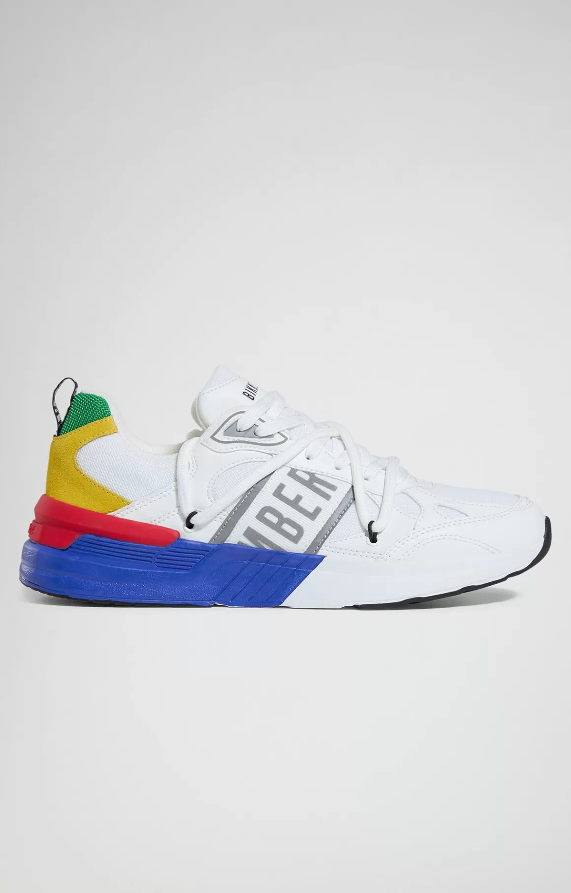 Sneakers^Bikkembergs Dunga Men's Sneakers white/yellow/green