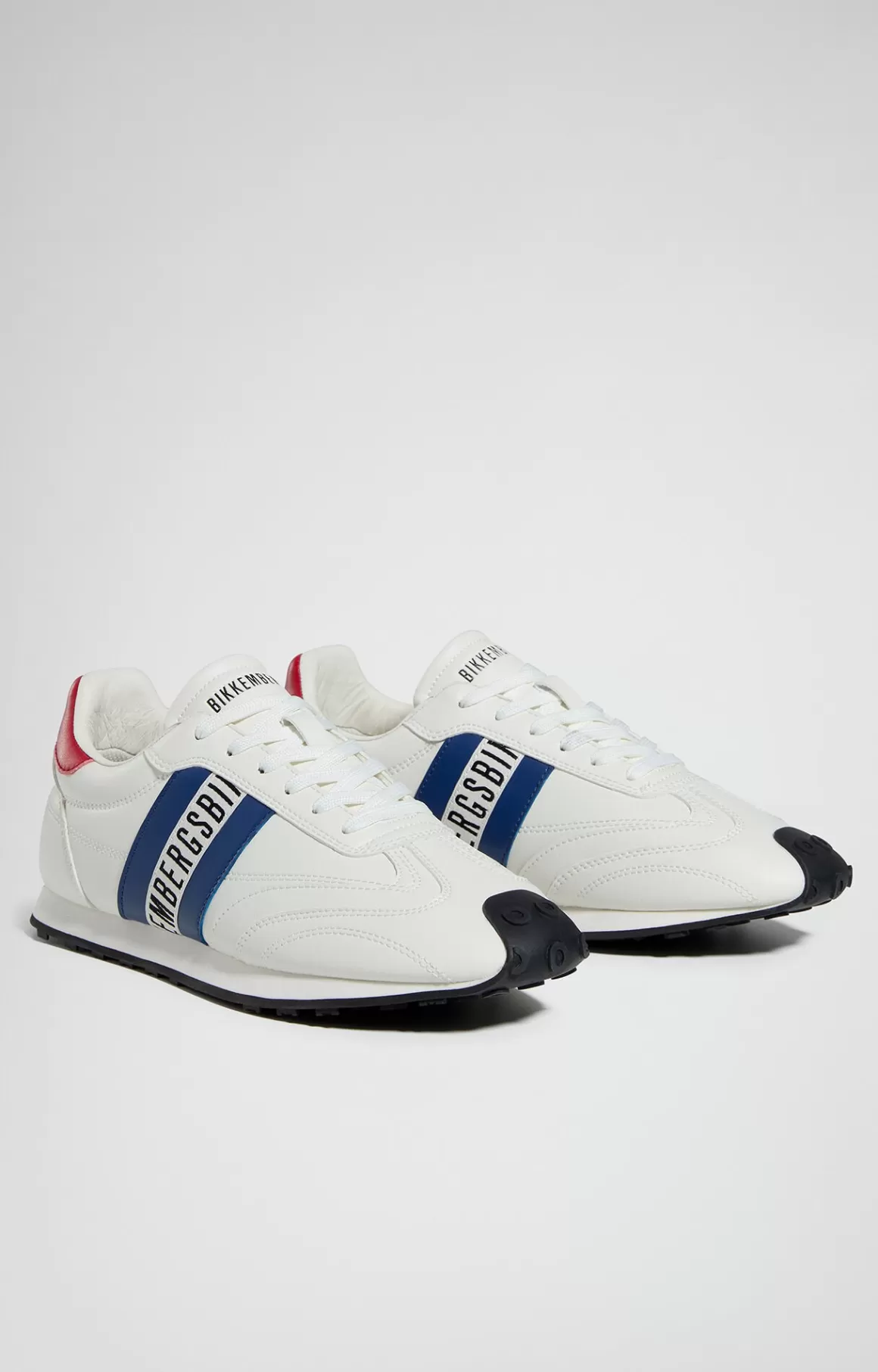 Sneakers^Bikkembergs Guti Men's Sneakers off white/navy/red