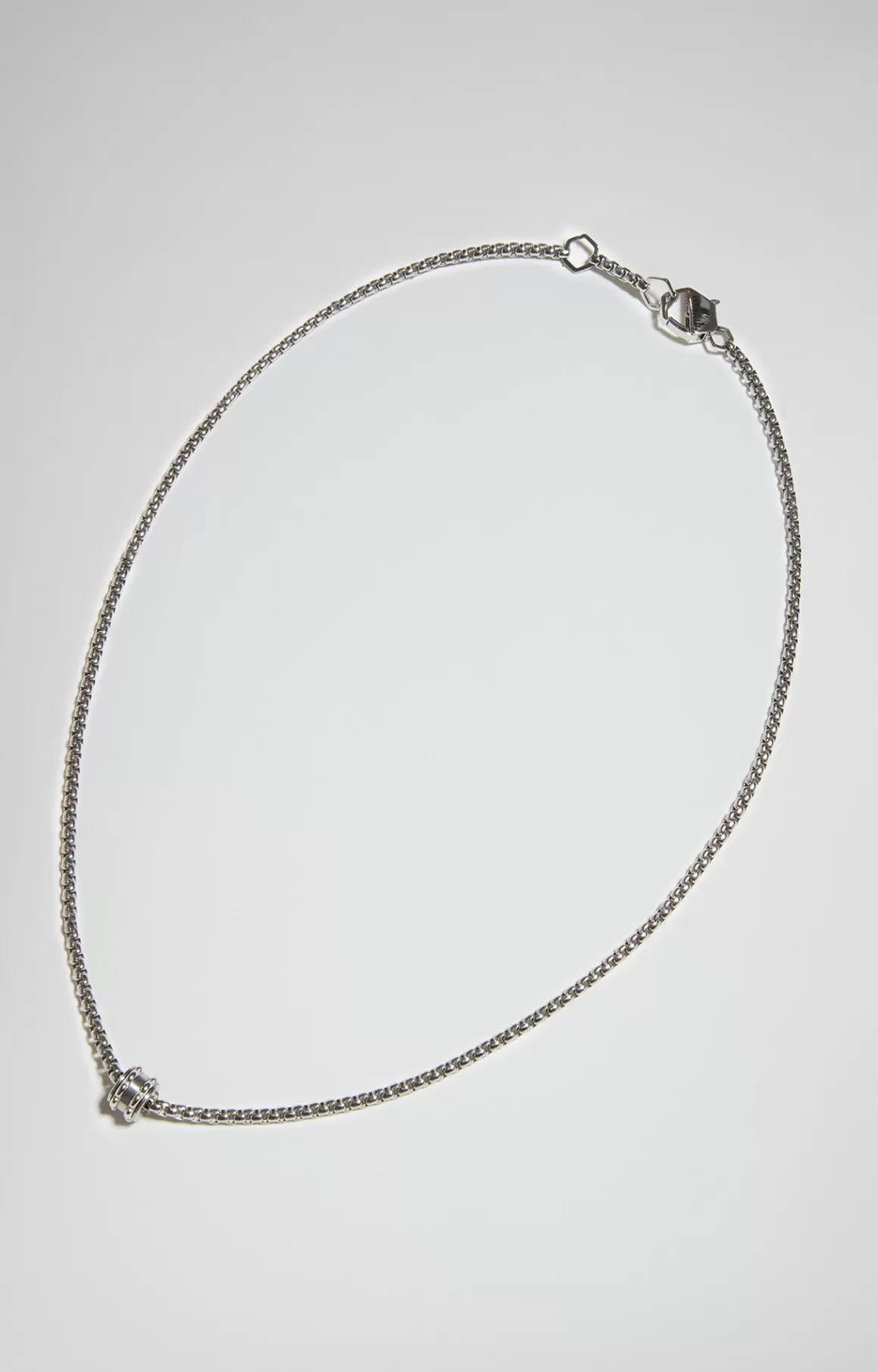 Jewellery^Bikkembergs Input Men's Necklace With Diamond white