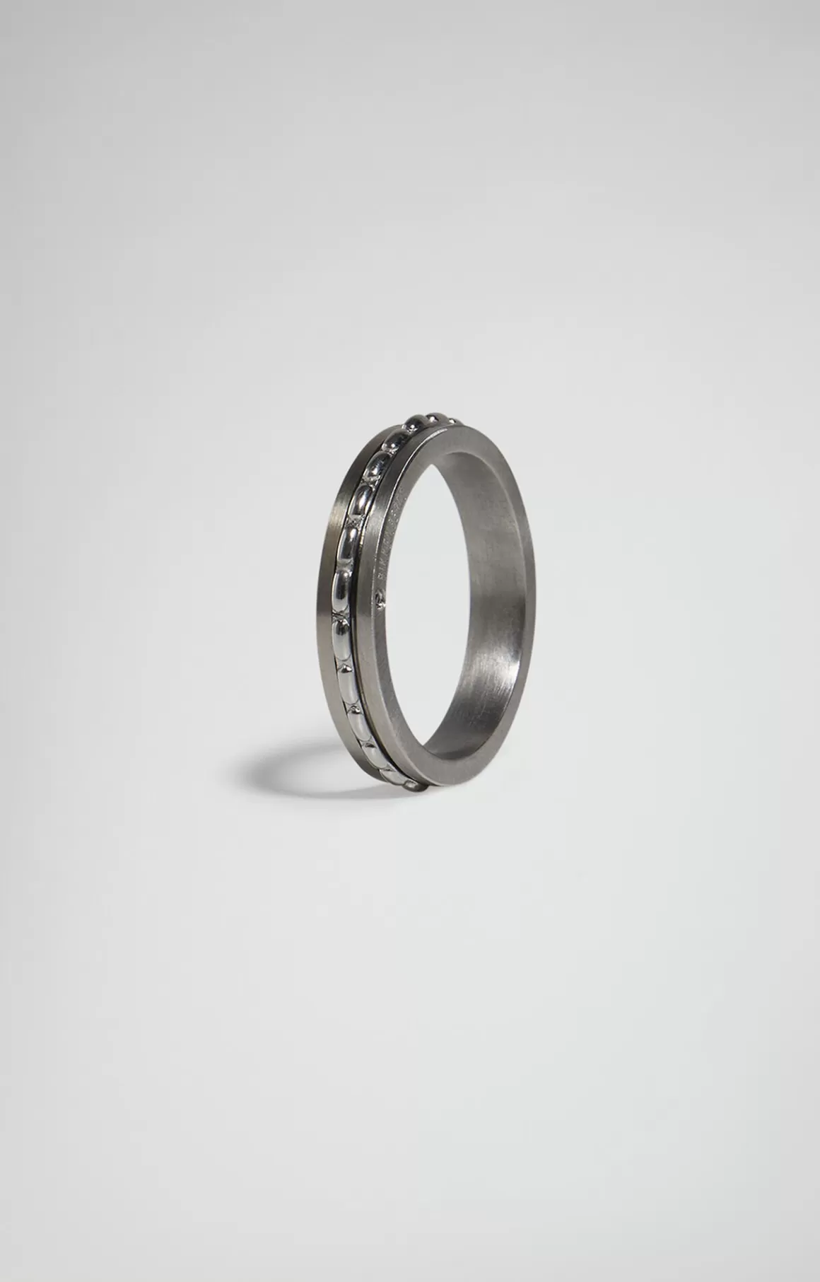 Jewellery^Bikkembergs Input Men's Ring With Diamonds white