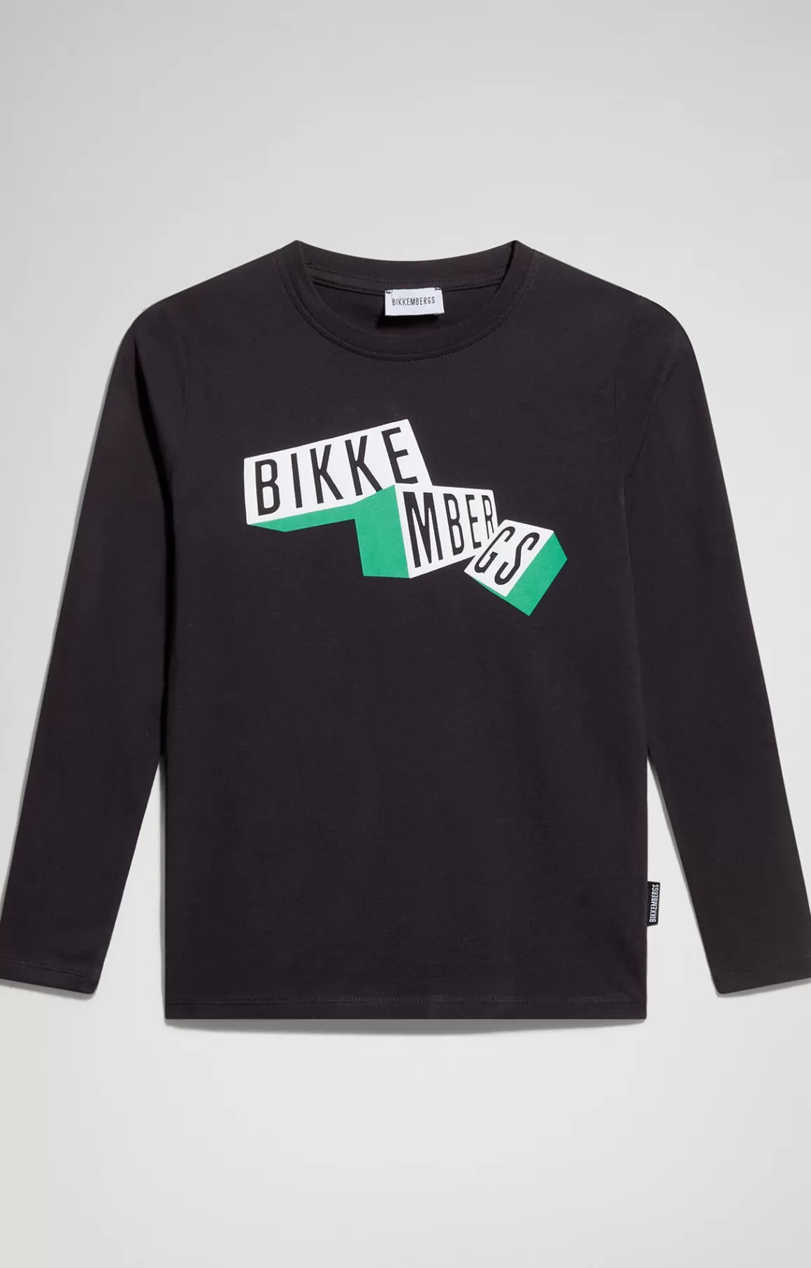 T-Shirts^Bikkembergs Junior Long Sleeve T-shirt black