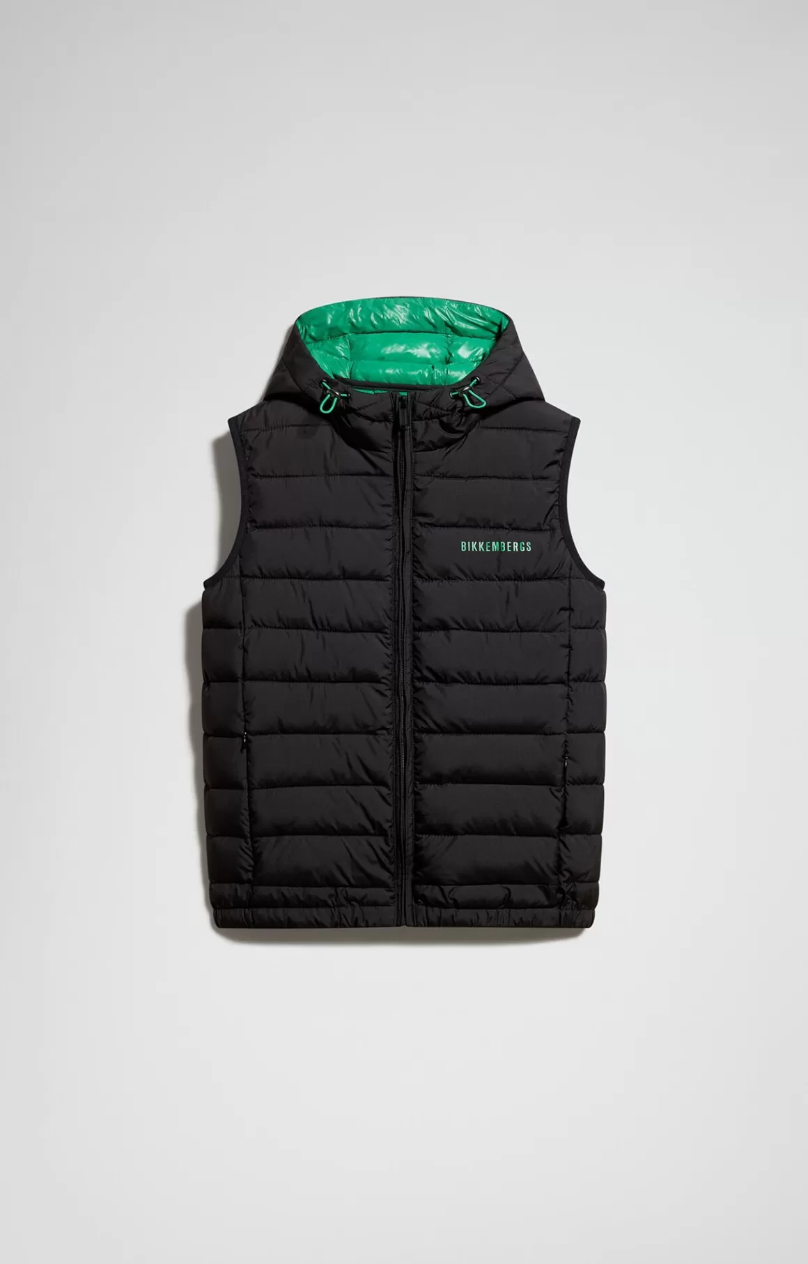 Jackets^Bikkembergs Junior Reversable Padded Vest black