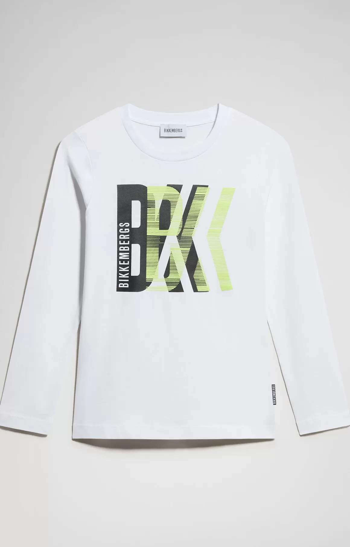 T-Shirts^Bikkembergs Kids Long Sleeve T-shirt white