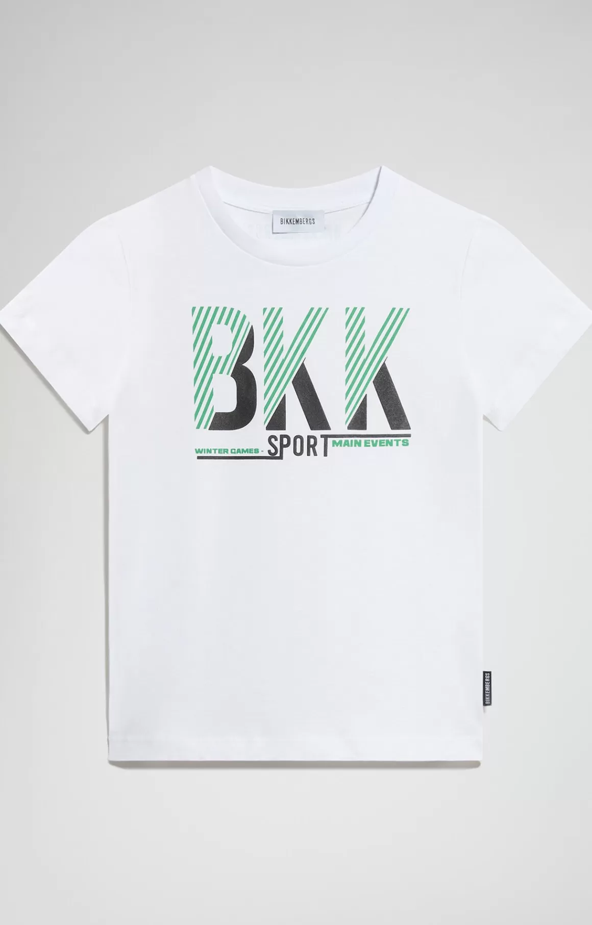 T-Shirts^Bikkembergs Kids Print T-shirt white