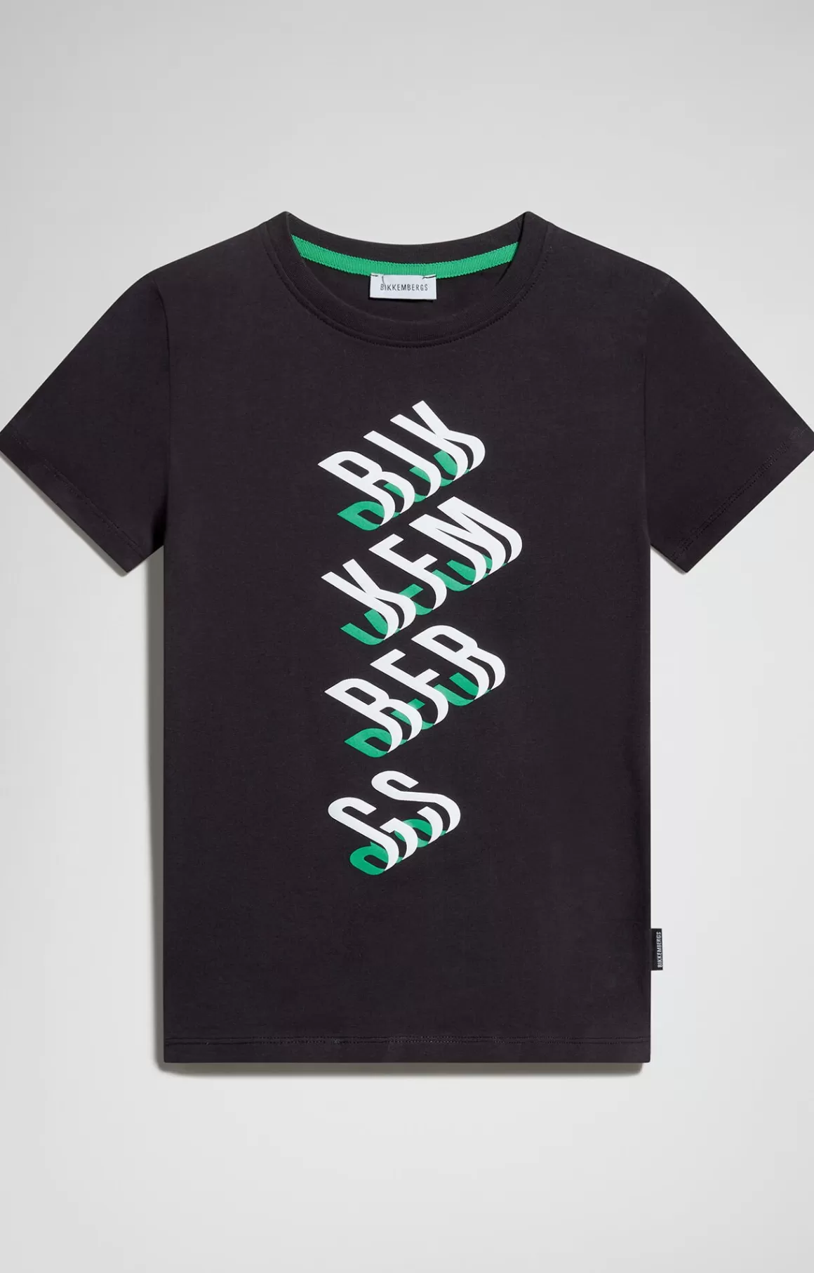 T-Shirts^Bikkembergs Kids Print T-shirt black