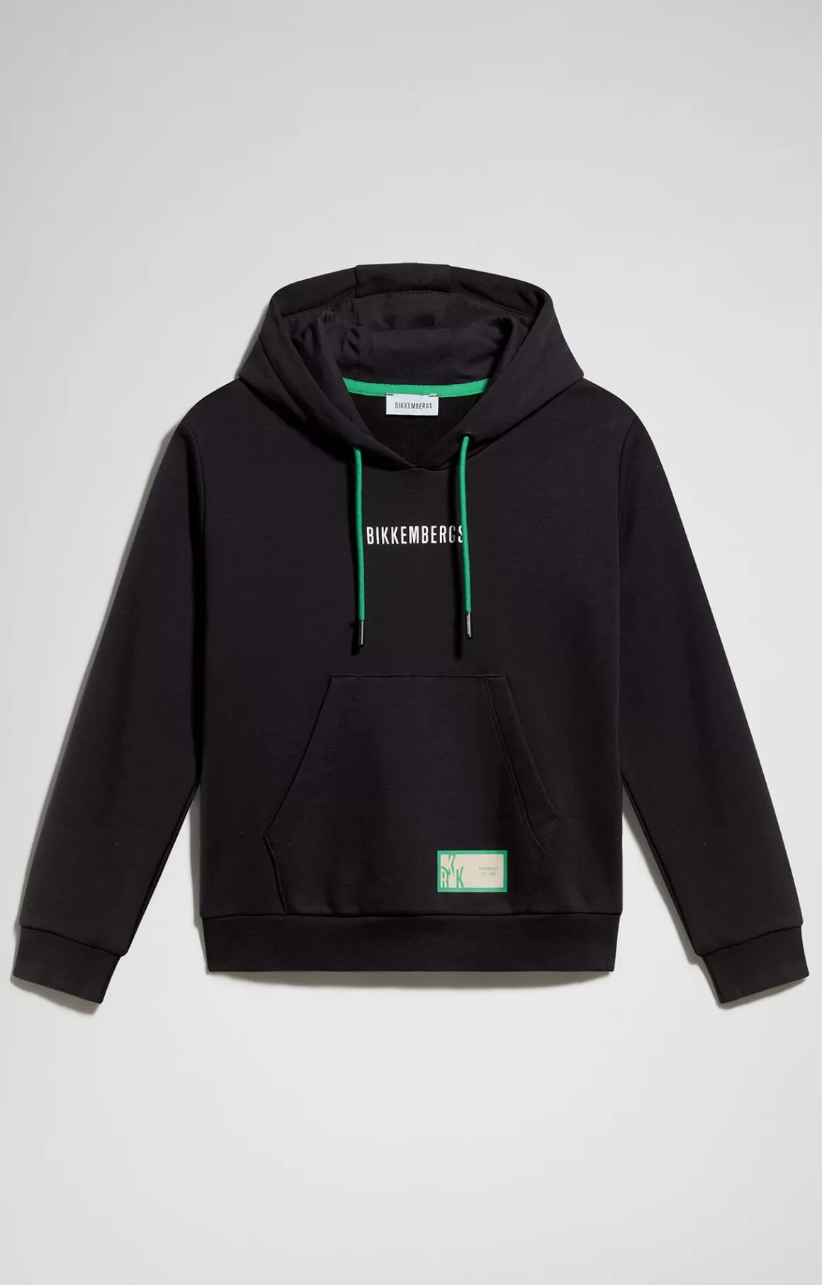 Sweaters^Bikkembergs Kids Printed Hoodie black