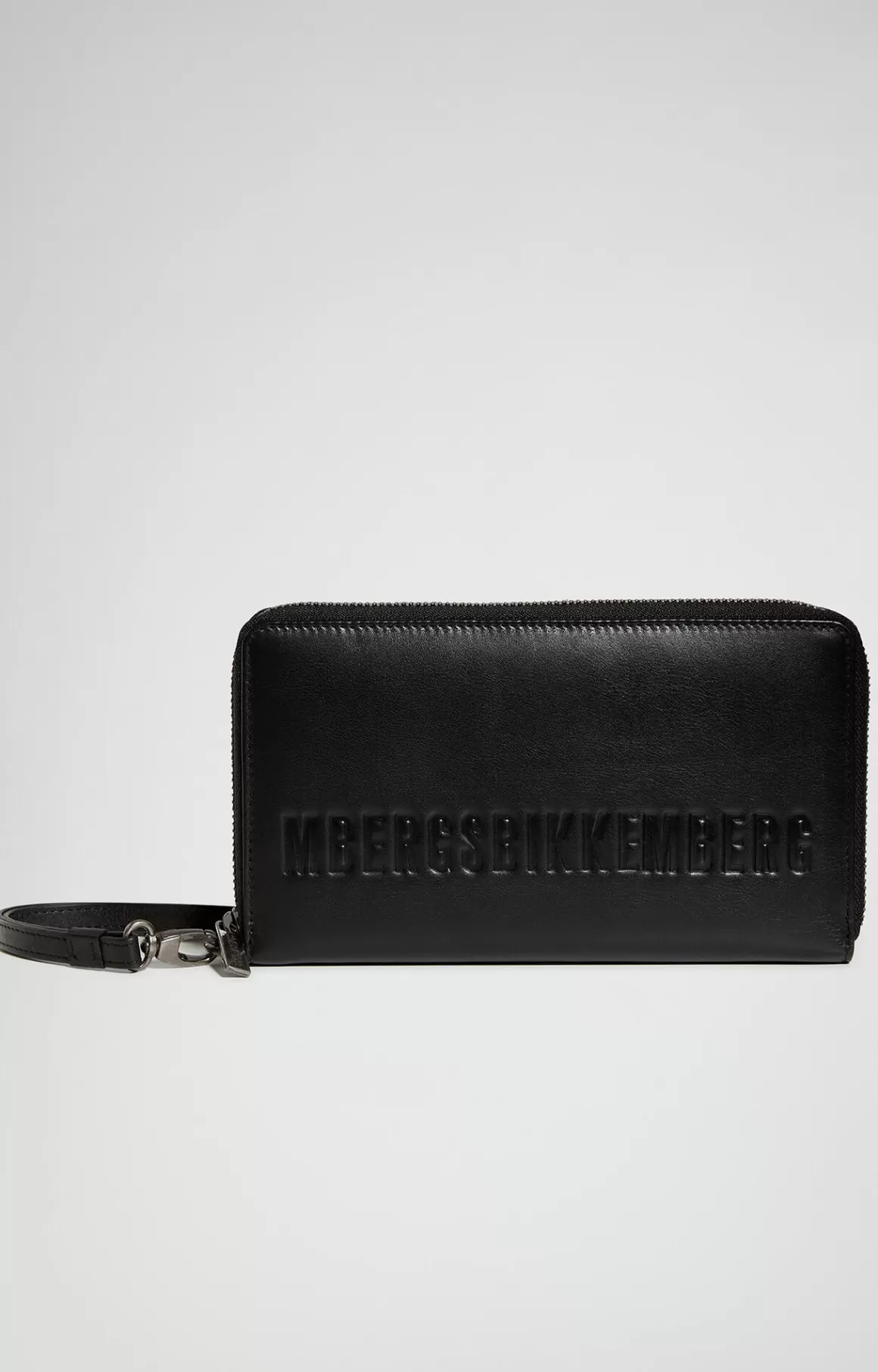 Bags^Bikkembergs Leather Wallet With Strap black