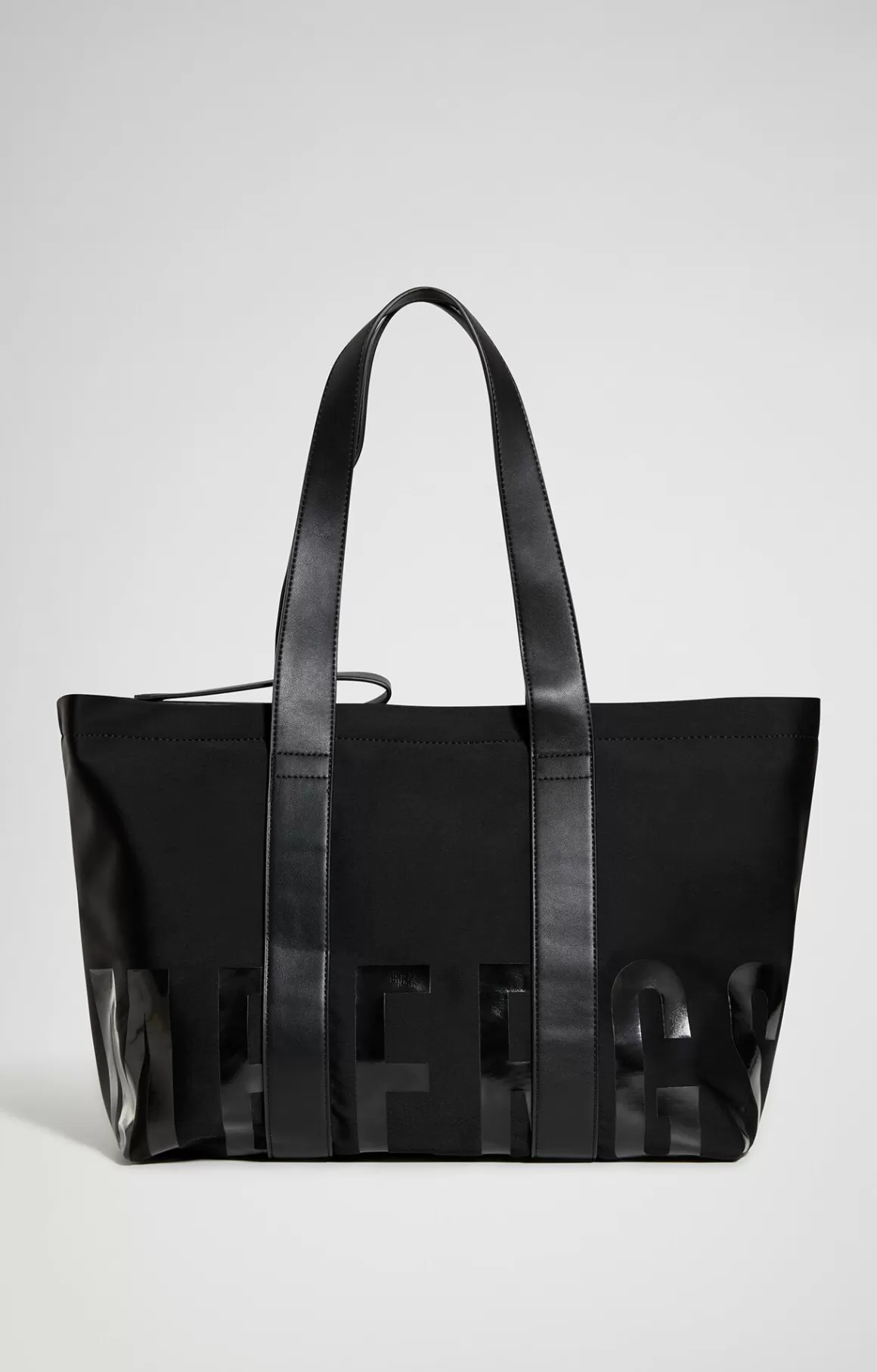 Bags & Beauty^Bikkembergs Maxi Logo Shopping Bag black