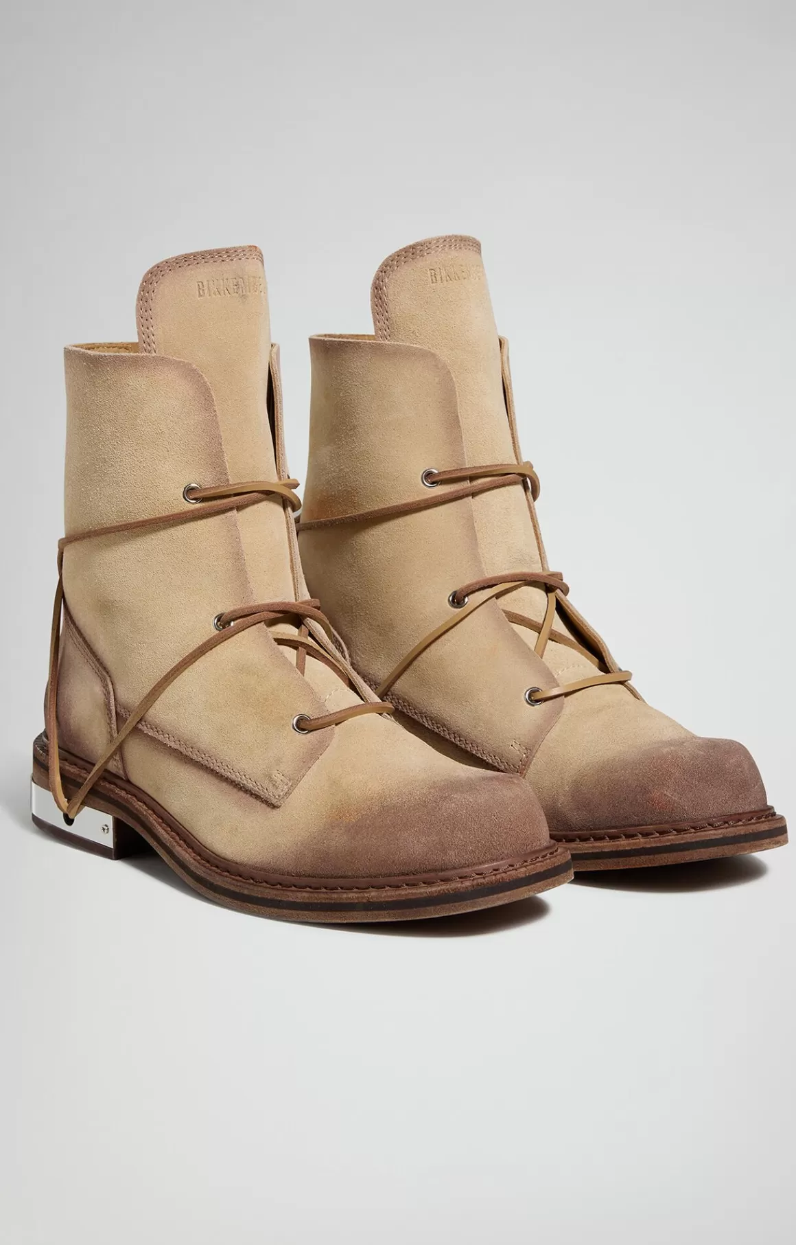 Boots^Bikkembergs Men's Ankle Boots - Hole beige