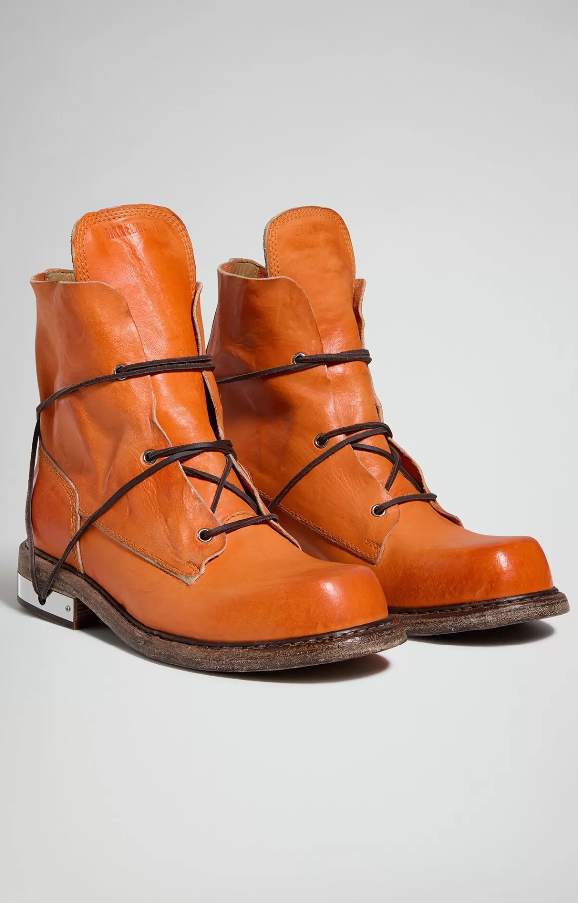 Boots^Bikkembergs Men's Ankle Boots - Met Hole orange