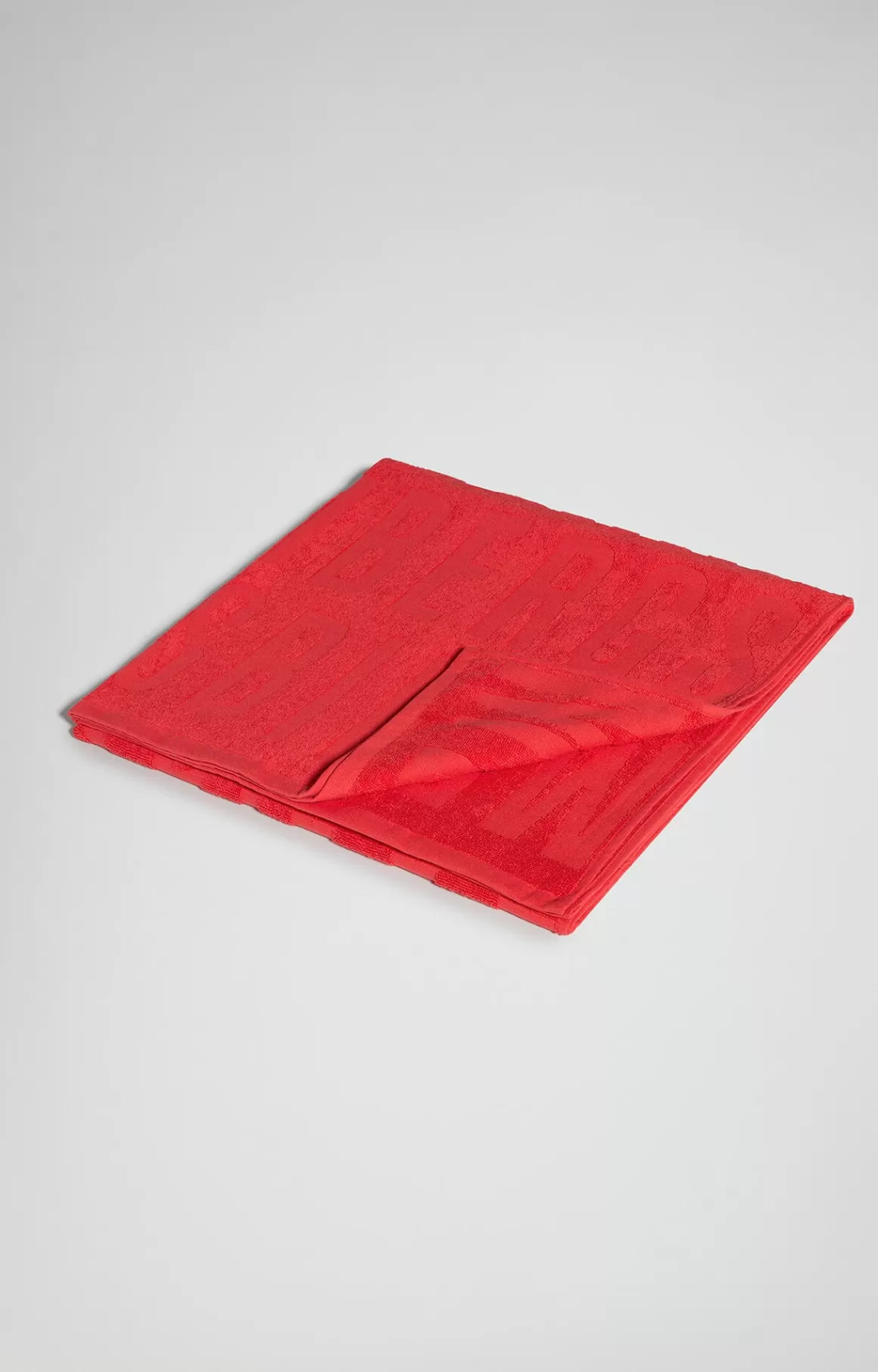 Other Accessories | Beach Towels^Bikkembergs Men's Beach Towel With Jacquard Logo goji berry