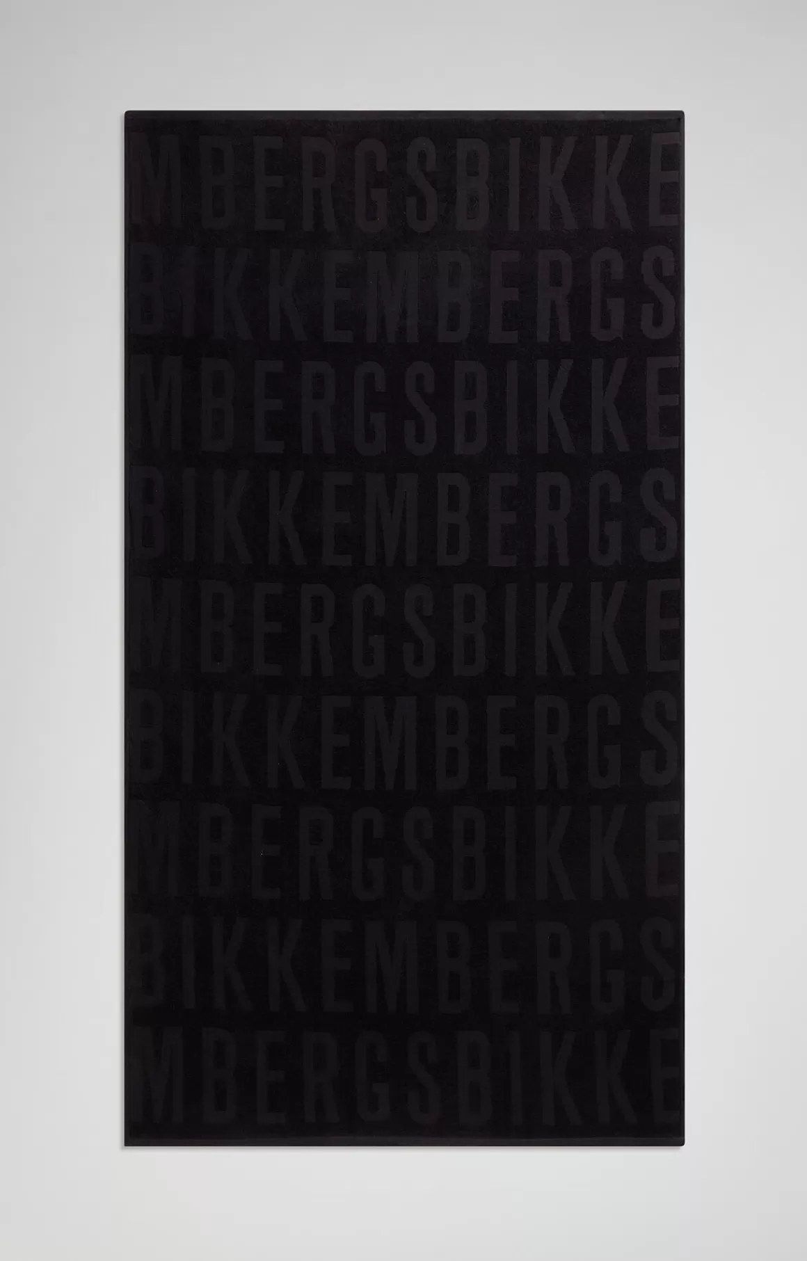 Other Accessories | Beach Towels^Bikkembergs Men's Beach Towel With Jacquard Logo black