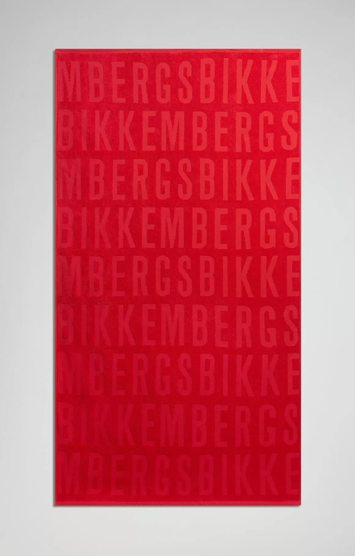 Other Accessories | Beach Towels^Bikkembergs Men's Beach Towel With Jacquard Logo goji berry