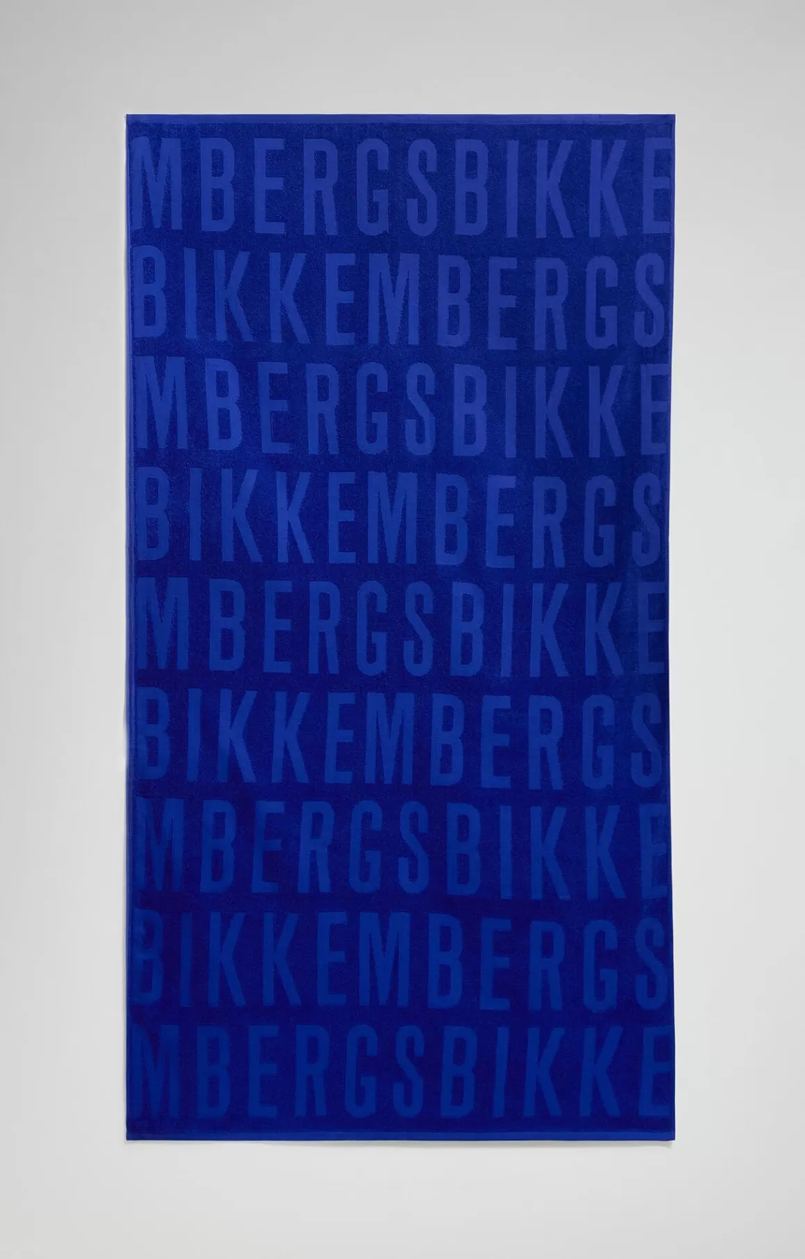 Beach Towels^Bikkembergs Men's Beach Towel With Jacquard Logo clematis blue