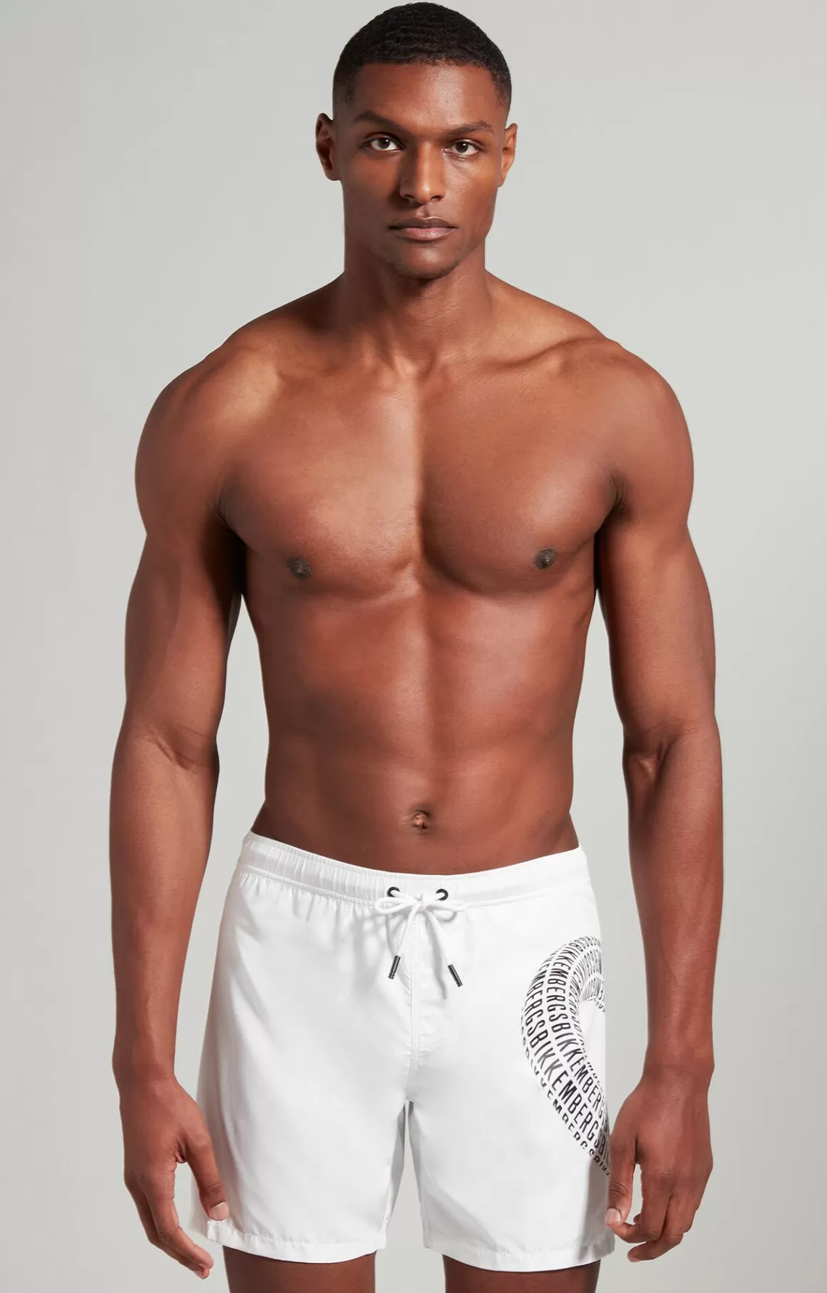 Shorts^Bikkembergs Men's Boardshorts With 3D Print white