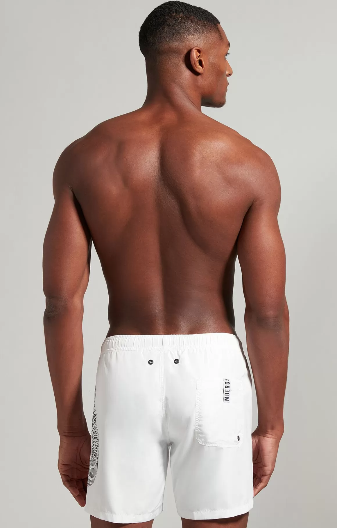 Shorts^Bikkembergs Men's Boardshorts With 3D Print white