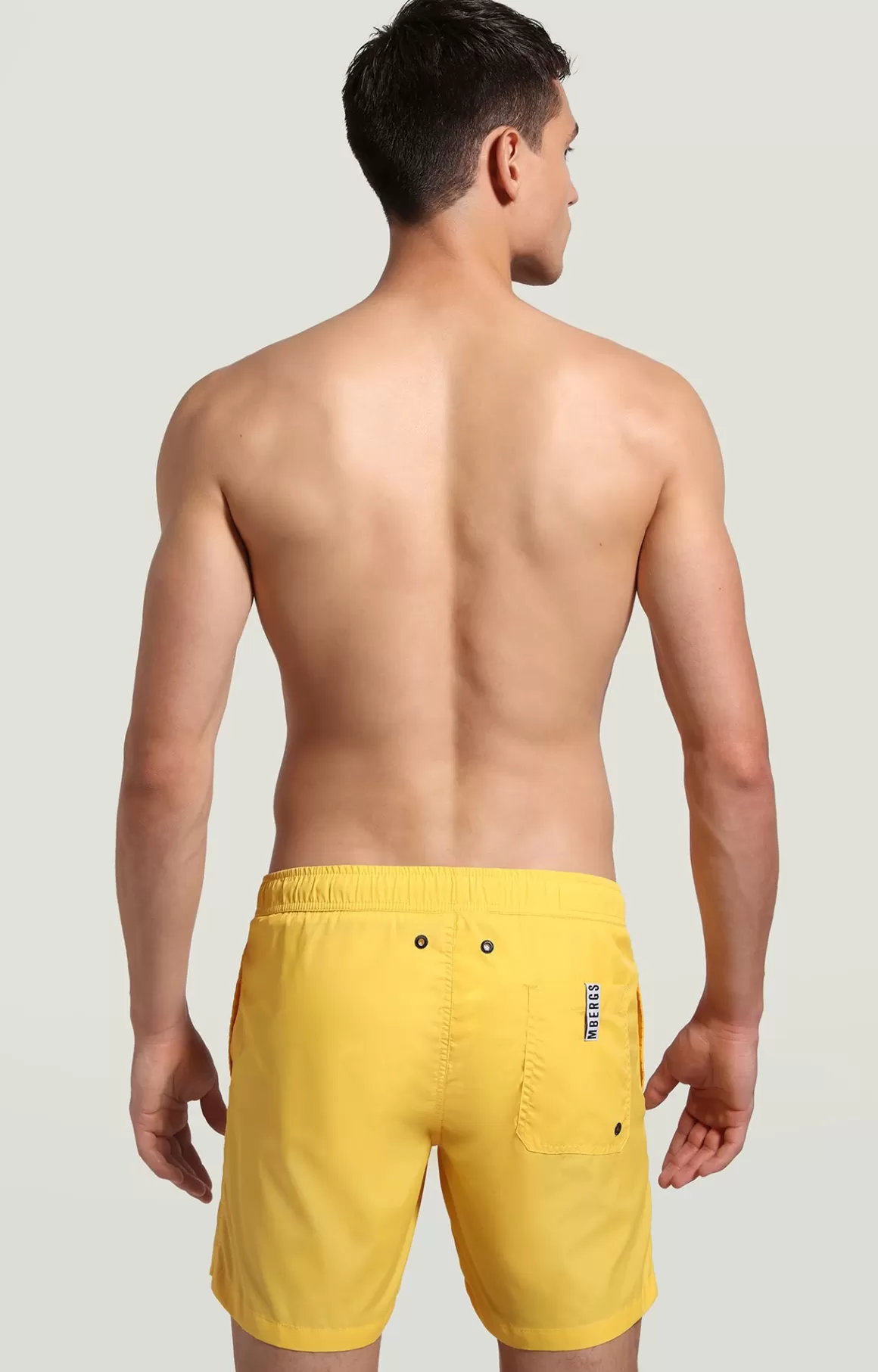 Shorts^Bikkembergs Men's Boardshorts With Layered Detail yellow