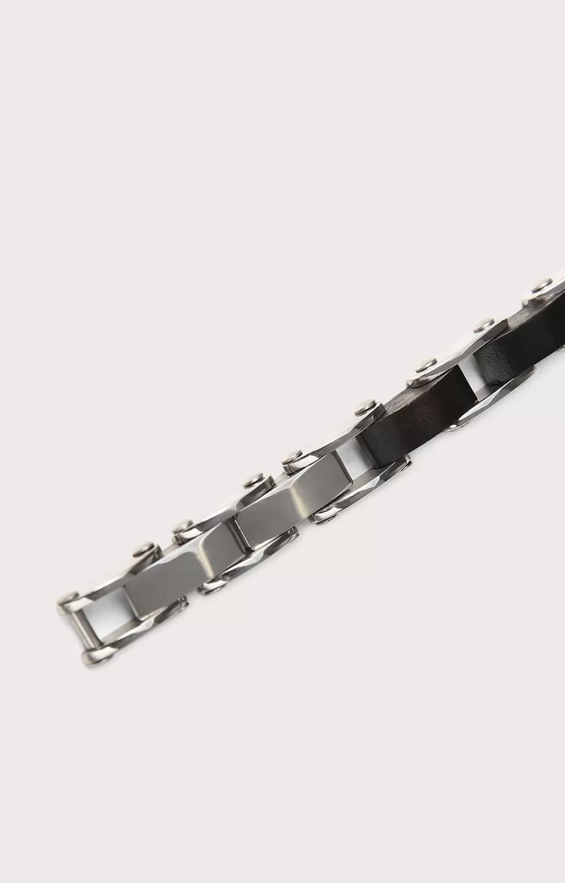 Jewellery^Bikkembergs Men's Bracelet In Ebony And Steel white