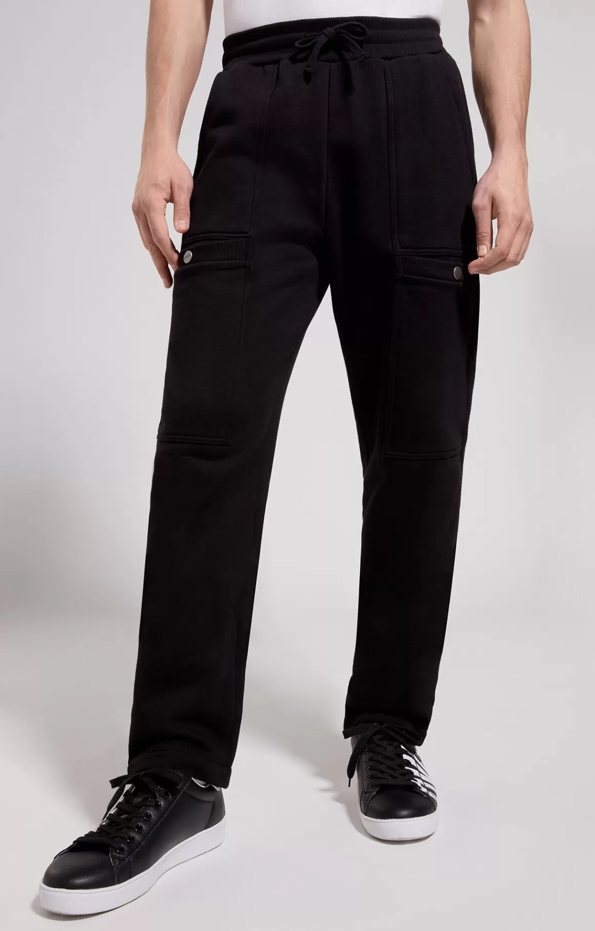 Tracksuits^Bikkembergs Men's Cargo Sweatpants black