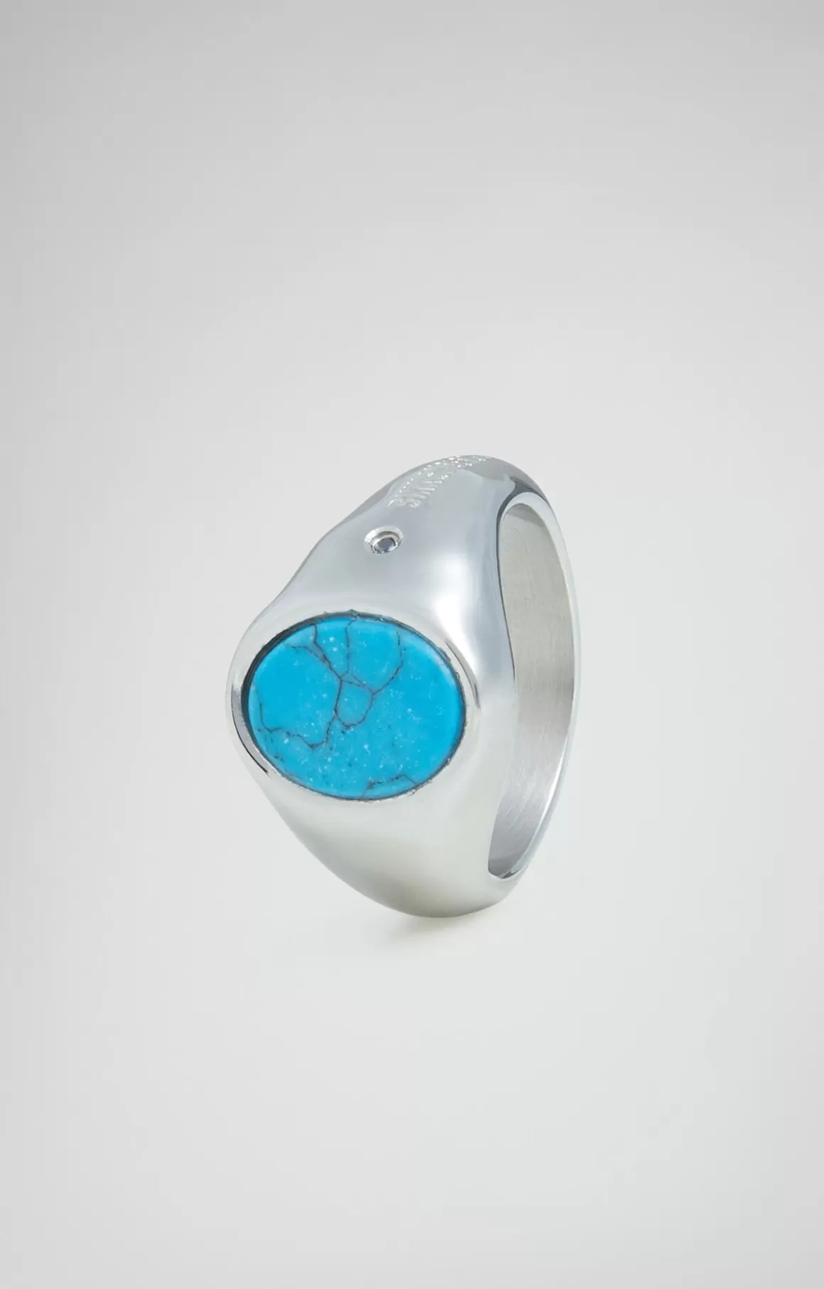 Jewellery^Bikkembergs Men's Chevalier Ring With Turquoise white